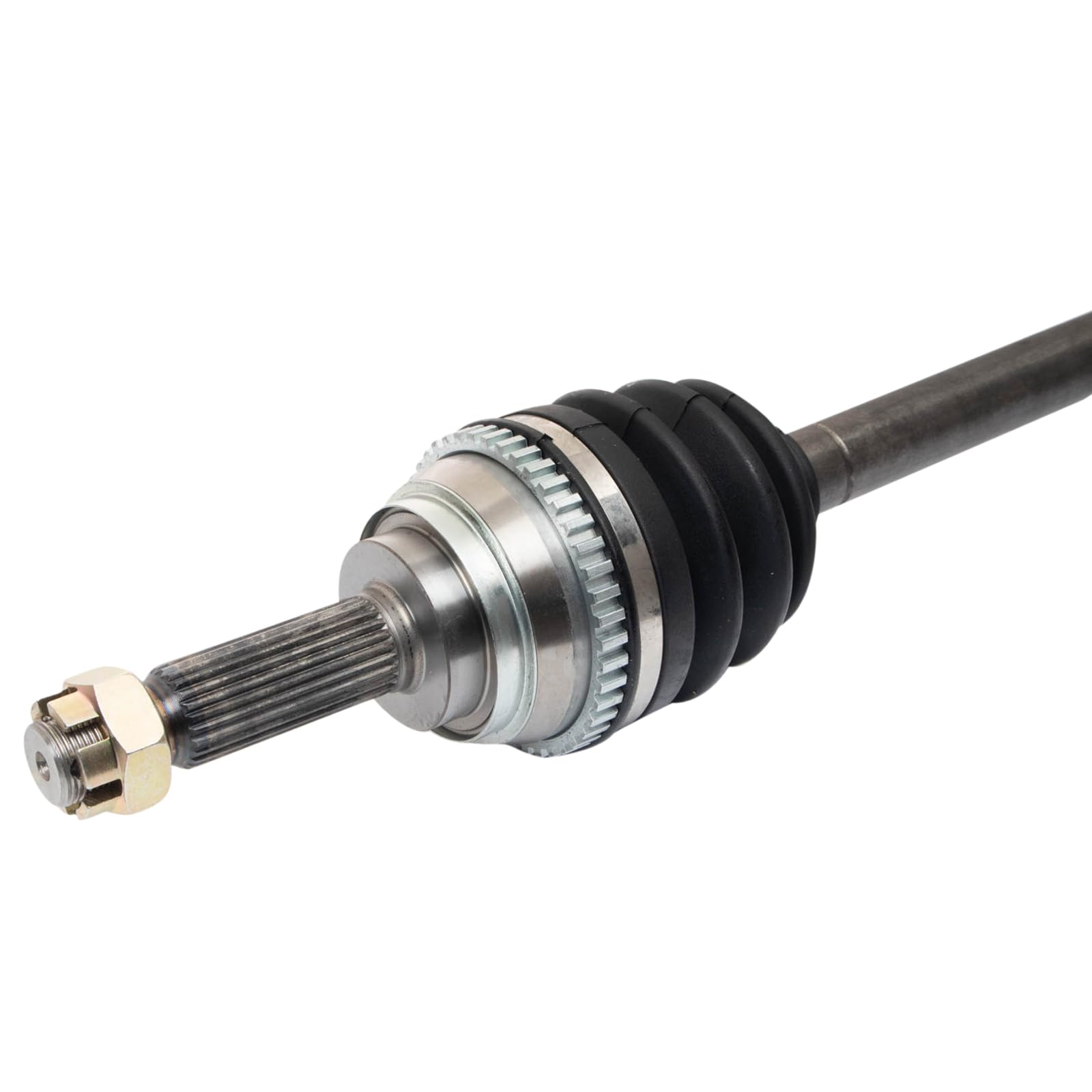 Trq Front Left Cv Axle Shaft Assembly Drivers Side Compatible With 2000-2002 Hyundai Accent