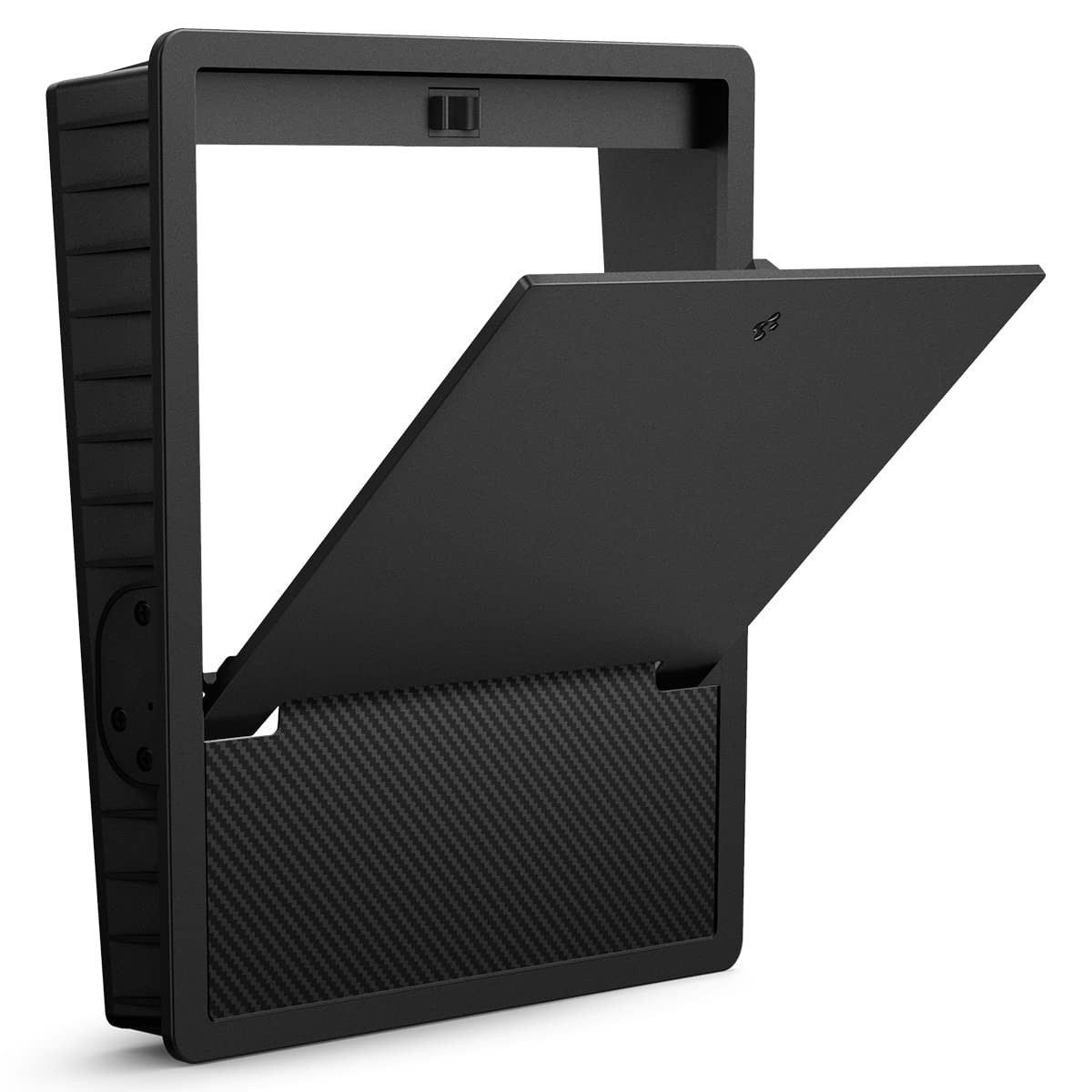 Spigen One-Touch Hidden Storage Box Designed For Tesla Model 3 & Y Center Console Organizer Armrest 2024/2023/2022 [Not Compatible With Model 3 2025/2024 Refresh And Model Y 2025] (Carbon Edition)