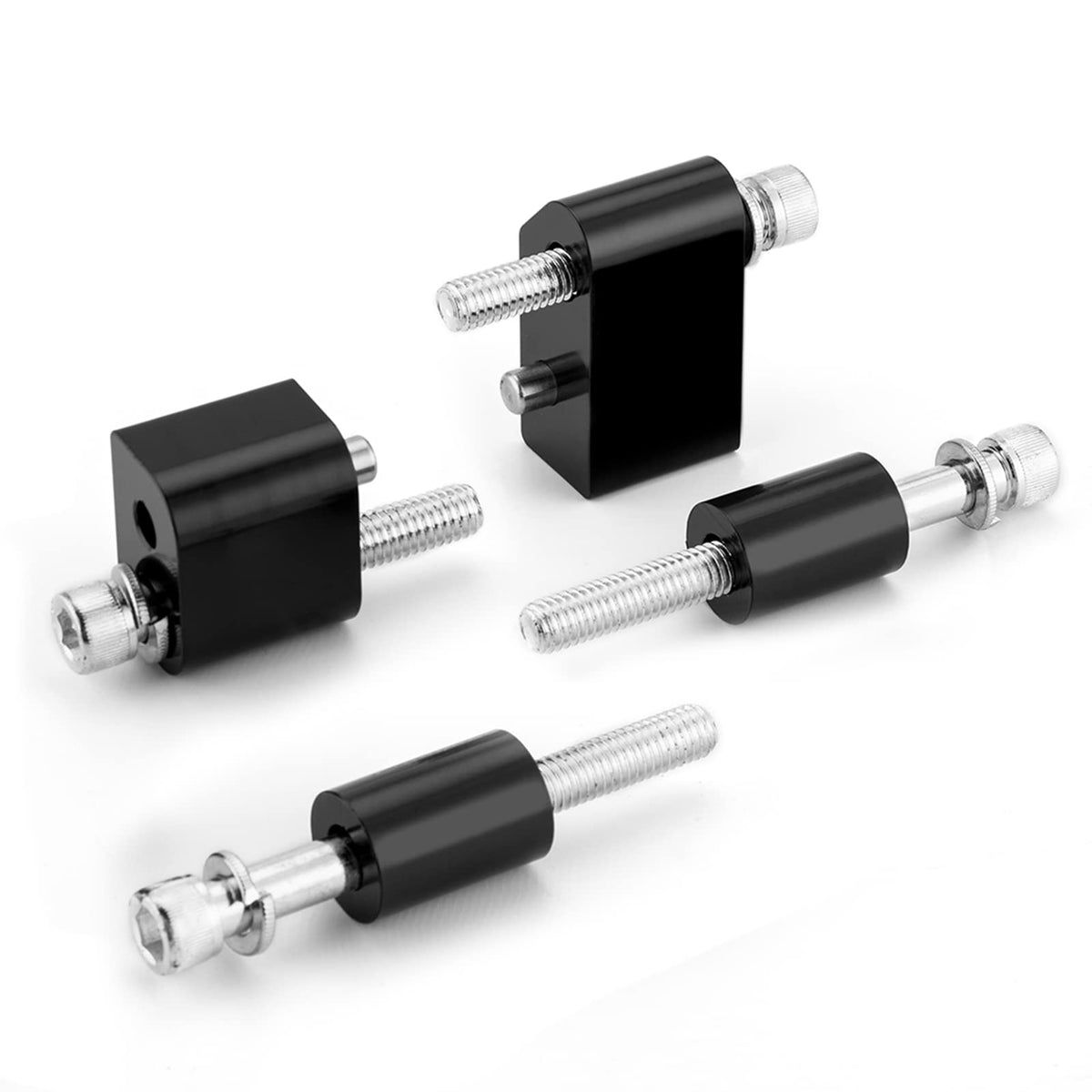 Mofun 1-1/4'' Street Glide Driver FloorBoard Outward Extension Spacer Kit Compatible with 2009-2023 Harley Touring Road King Ele