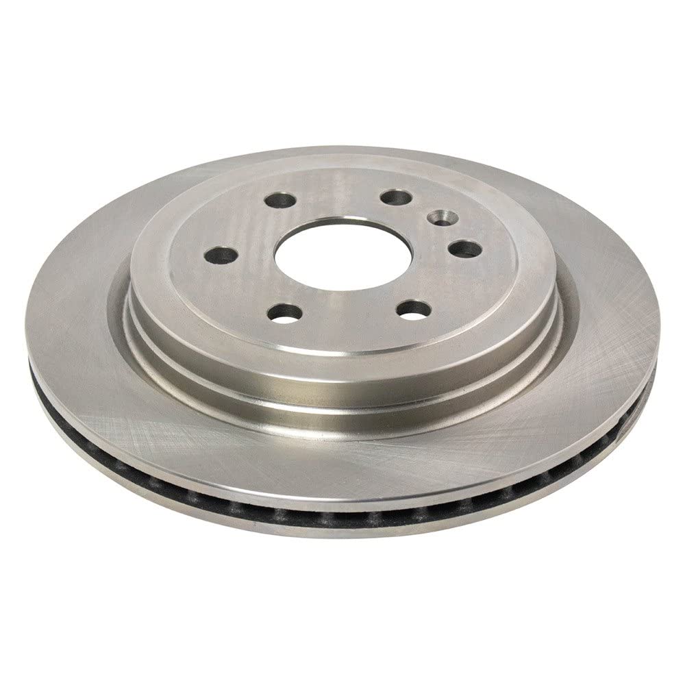 Trq Rear Brake Rotors Set Vented Compatible With 2010-2016 Cadillac Srx