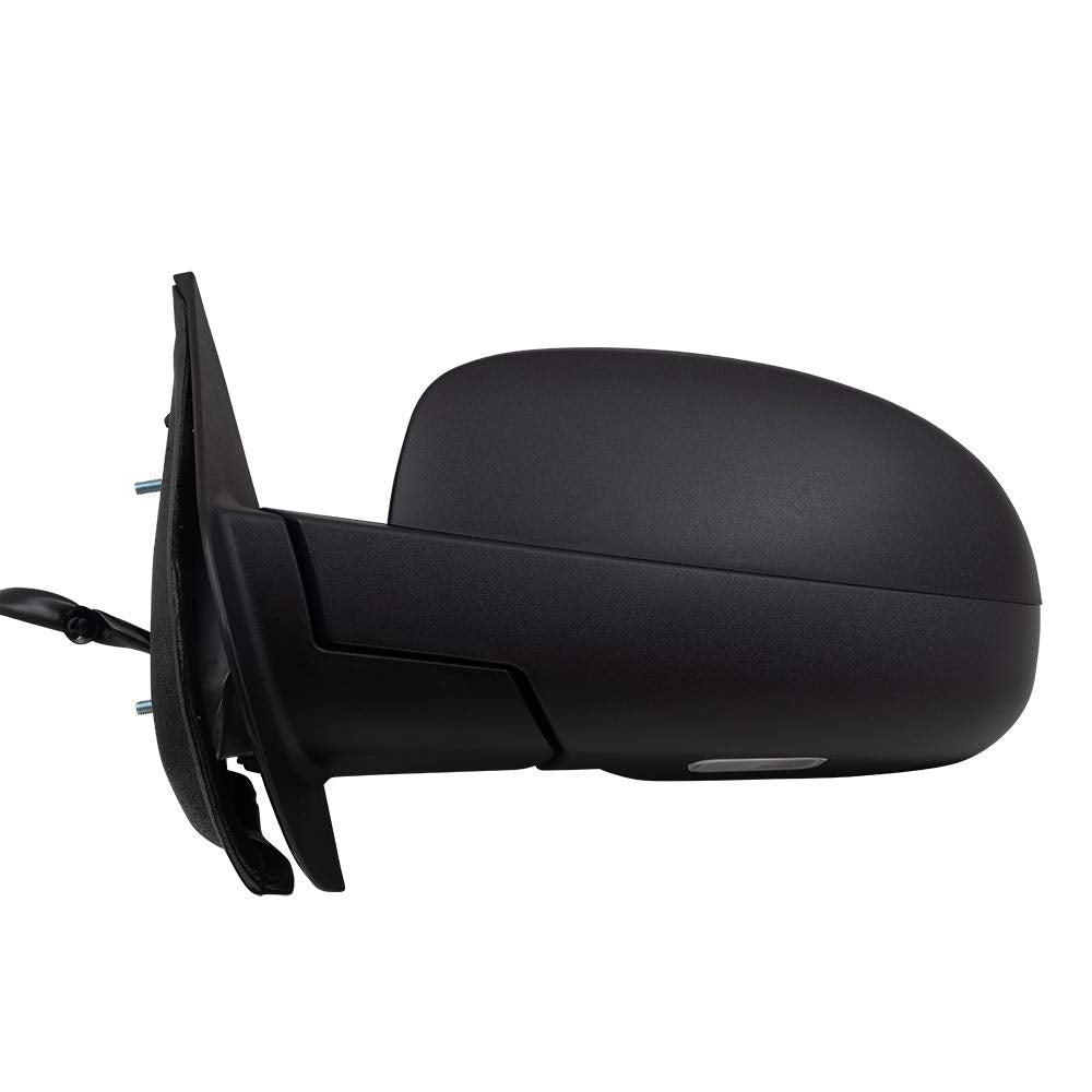 Replacement Driver Power Door Mirror Heated Textured Black Cap Compatible with 2 WBCARB07TCF6WM8