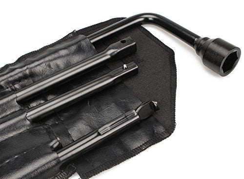 Dr.Roc Spare Tire Tool Kit with Spare Tire Jack Handle and Lug Wrench Spare Tire Kit Compatible with Chevy Silverado Tahoe Avala