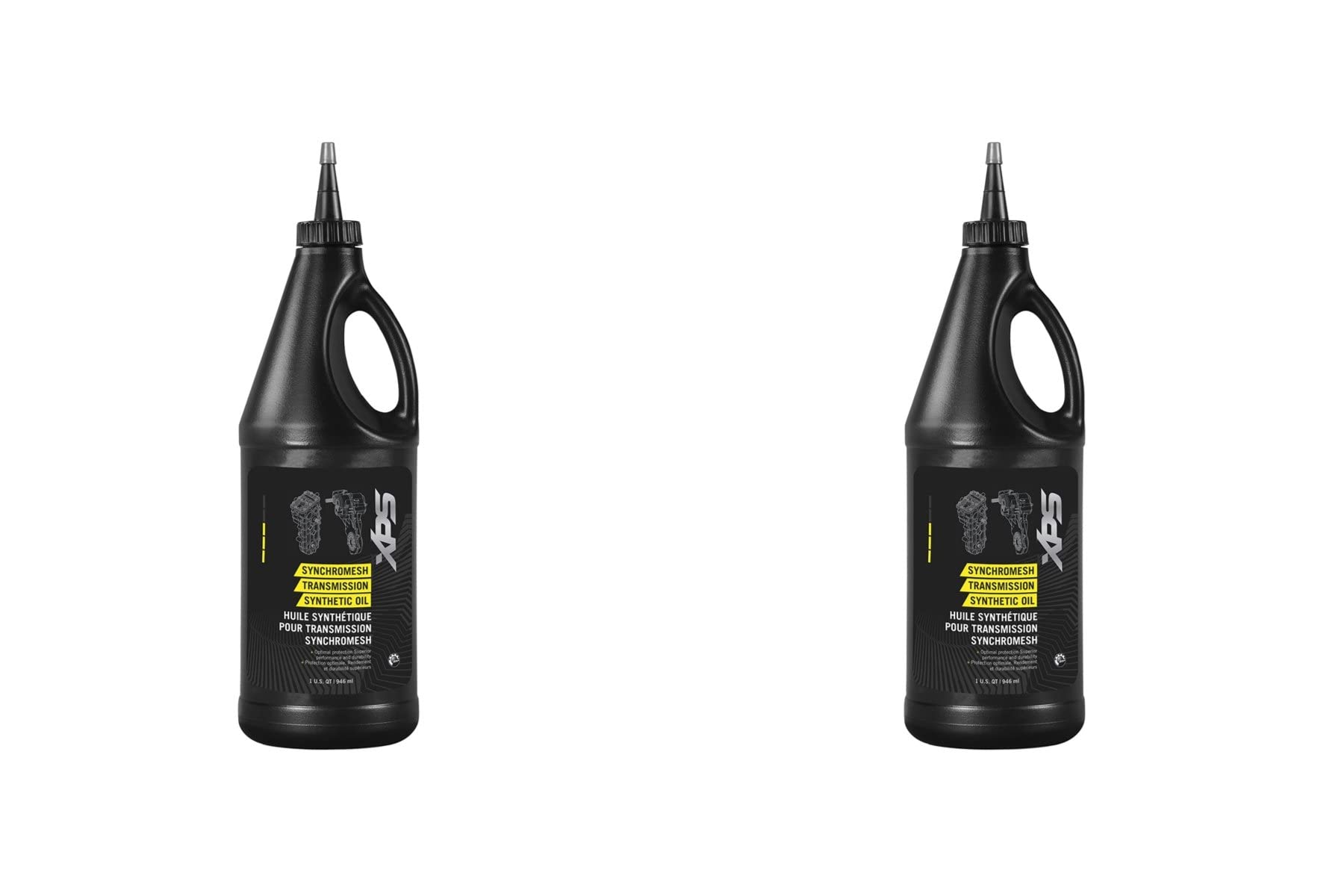 Can-Am New Oem, 75W-140 Synthetic Transmission Gear Oil 2 Quarts, 9779160