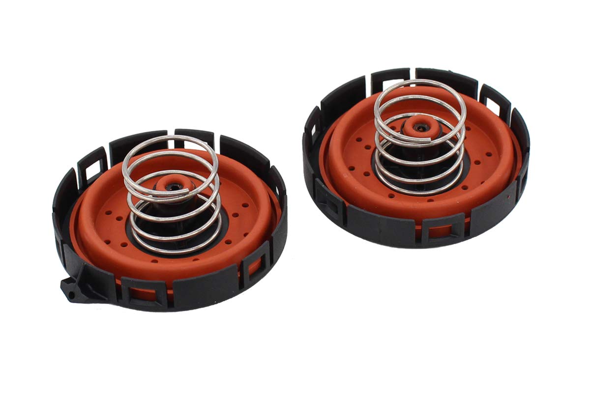 NewYall Pack of 2 Crankcase Vent Valve PCV Pressure Regulating Valve Cover