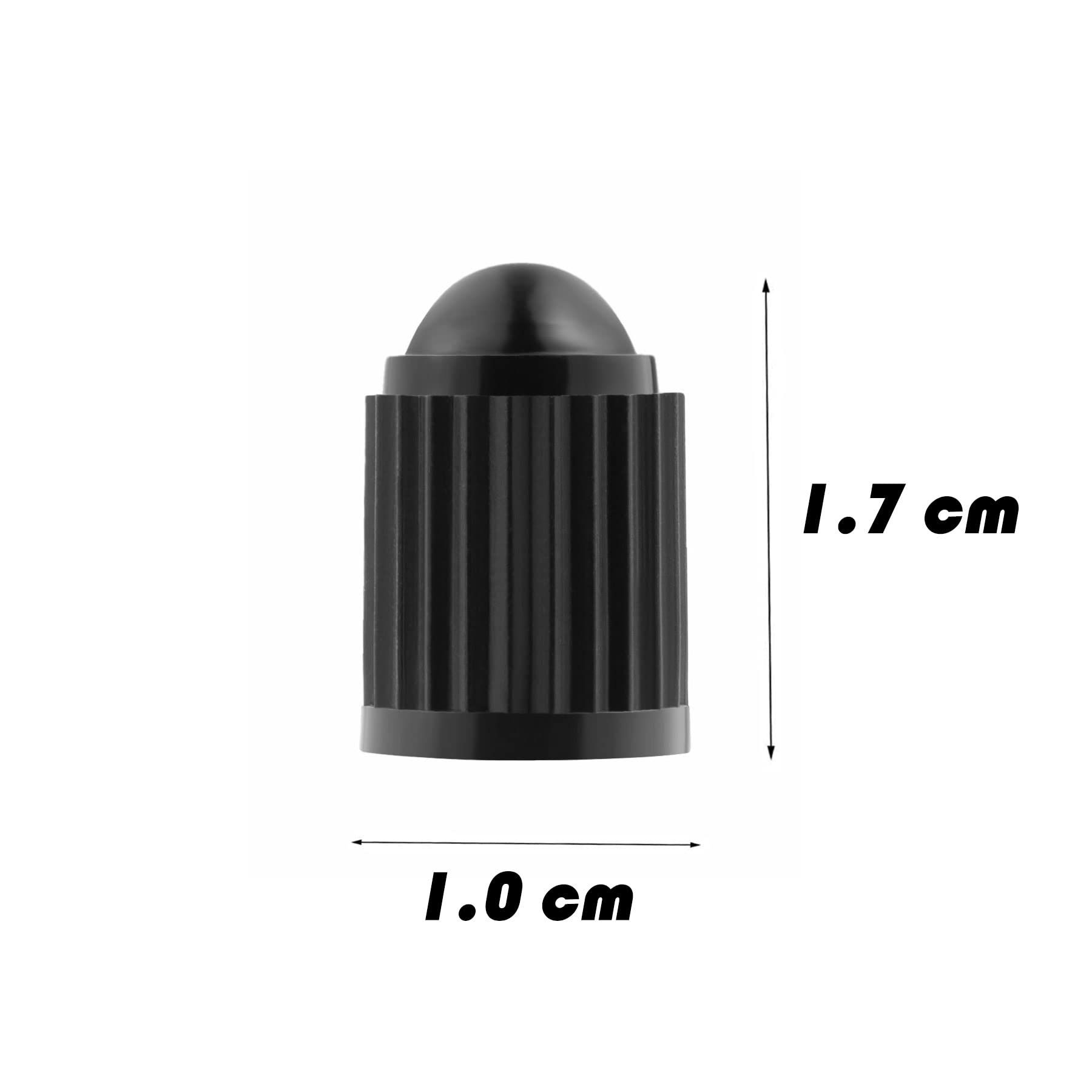 Kurami Tire Valve Stem Caps 200 Pcs,Black Plastic Valve Caps With Sealing Ring,Valve Stem Caps General For Cars,Bicycles,Motorcy