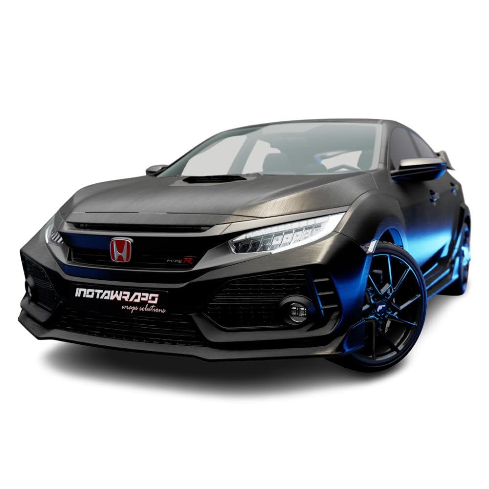 3M Car Wrap Roll 2080 Brushed Black Metallic | Br212 | (5Ft X 20Ft (100 Sq/Ft)) | Automotive Vinyl Wrap For Cars - Car Interior