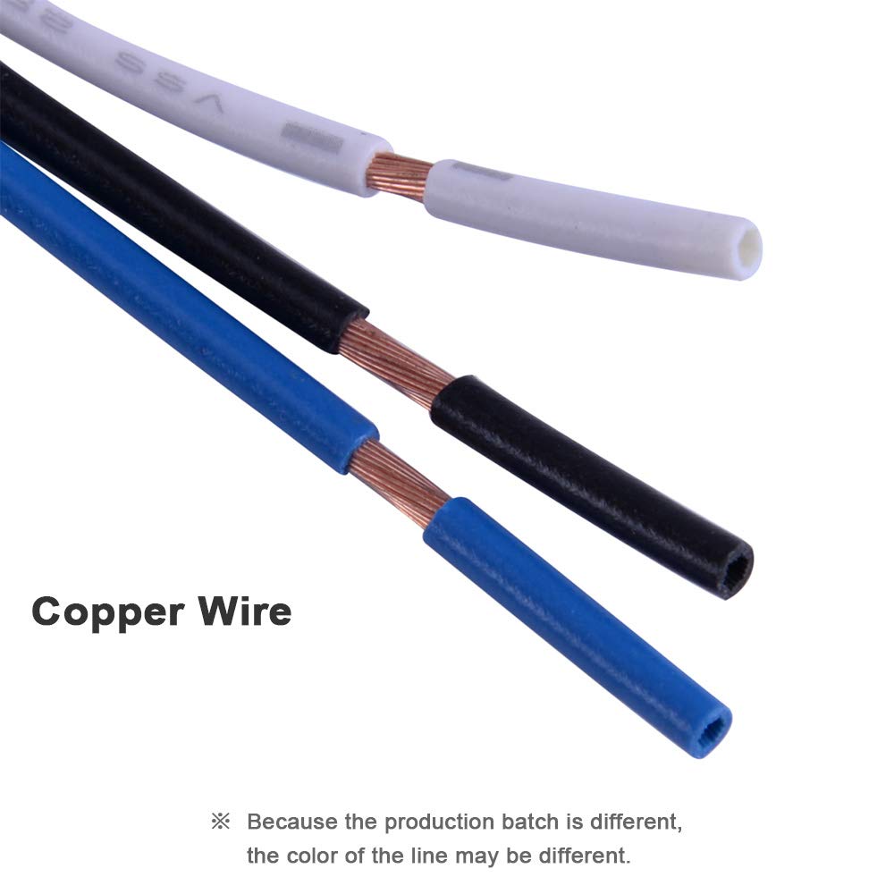 HerMia 9007 9004 HB1 HB5 High Temperature Ceramic Male Wire Harness Extension Socket Adapter Connector Wiring Cable for Headligh