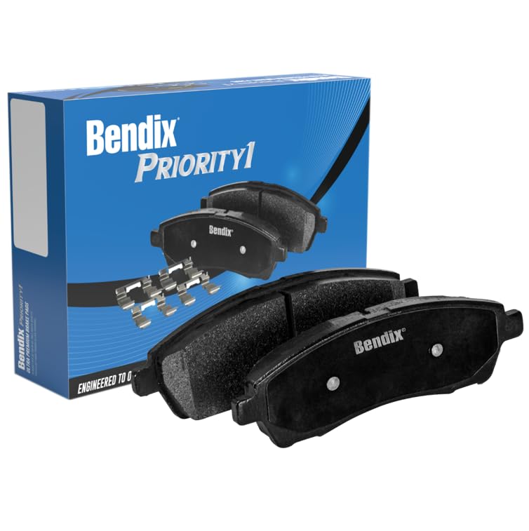 Bendix Priority1 Cfc1158 Ceramic Front Brake Pads For Ford Explorer 2010-2006, Explorer Sport Trac 2010-2007, Taurus 2012-2010,