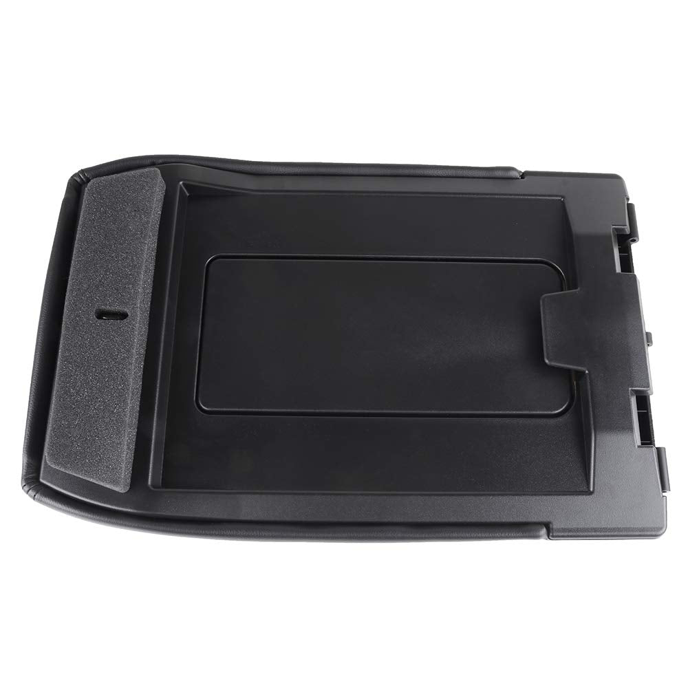 Ocpty Auto Center Console Lid Repair Kit For 2001 2002 2003 2004 2005 2006 2007 For Gmc Sierra Silverado(Black)