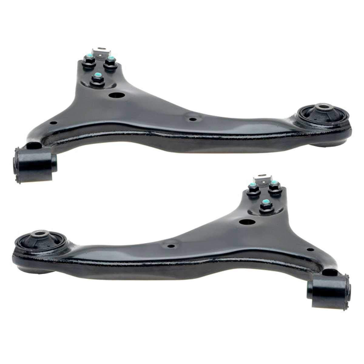 Autoshack Front Lower Control Arms With Bushings Pair Of 2 Replacement For 2007 2008 2009 2010 2011 2012 Hyundai Elantra 2.0L Fw