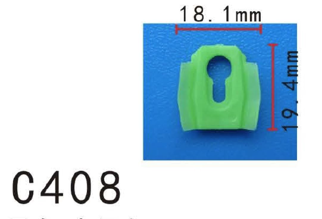 Autobahn88 Retainer Clip For Rocker Panel, Compatible With Gm (Oem: 4457595, 4457495) (Pack Of 20)