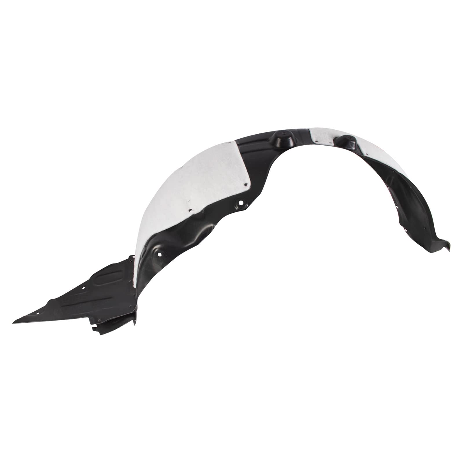 Trq Front Inner Fender Liner Set Compatible With 2014-2015 Kia Optima Ki1248132 Ki1249132