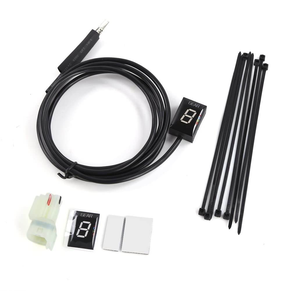 Idea Waterproof Motorcycle Gear Indicator For Honda Cb300F Cbr400R Cbr600Rr Fury Nc Motorcycle Gear Meter Led Digital Display Shift Lever Sensors