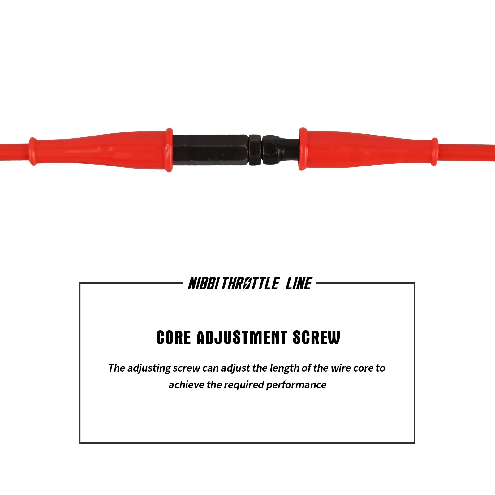 Nibbi Throttle Cable,46'' Go Kart Throttle Cable,Universal Motorcycle Throttle Cable For Dirt Pit Bike Mini Bike Motocross125 15