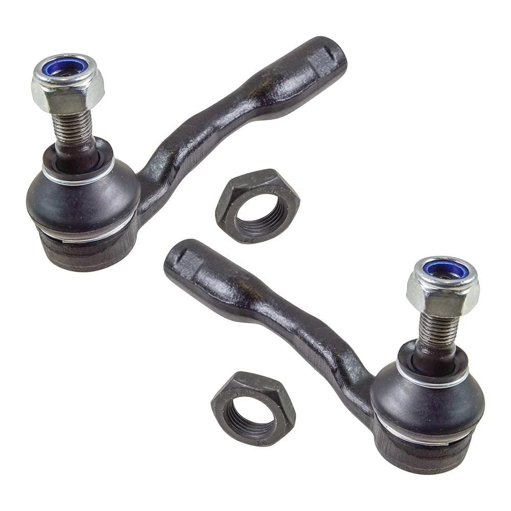 TRQ Front Outer Tie Rod Set Compatible with 2001-2002 Toyota Sequoia 2000-2002 Tundra