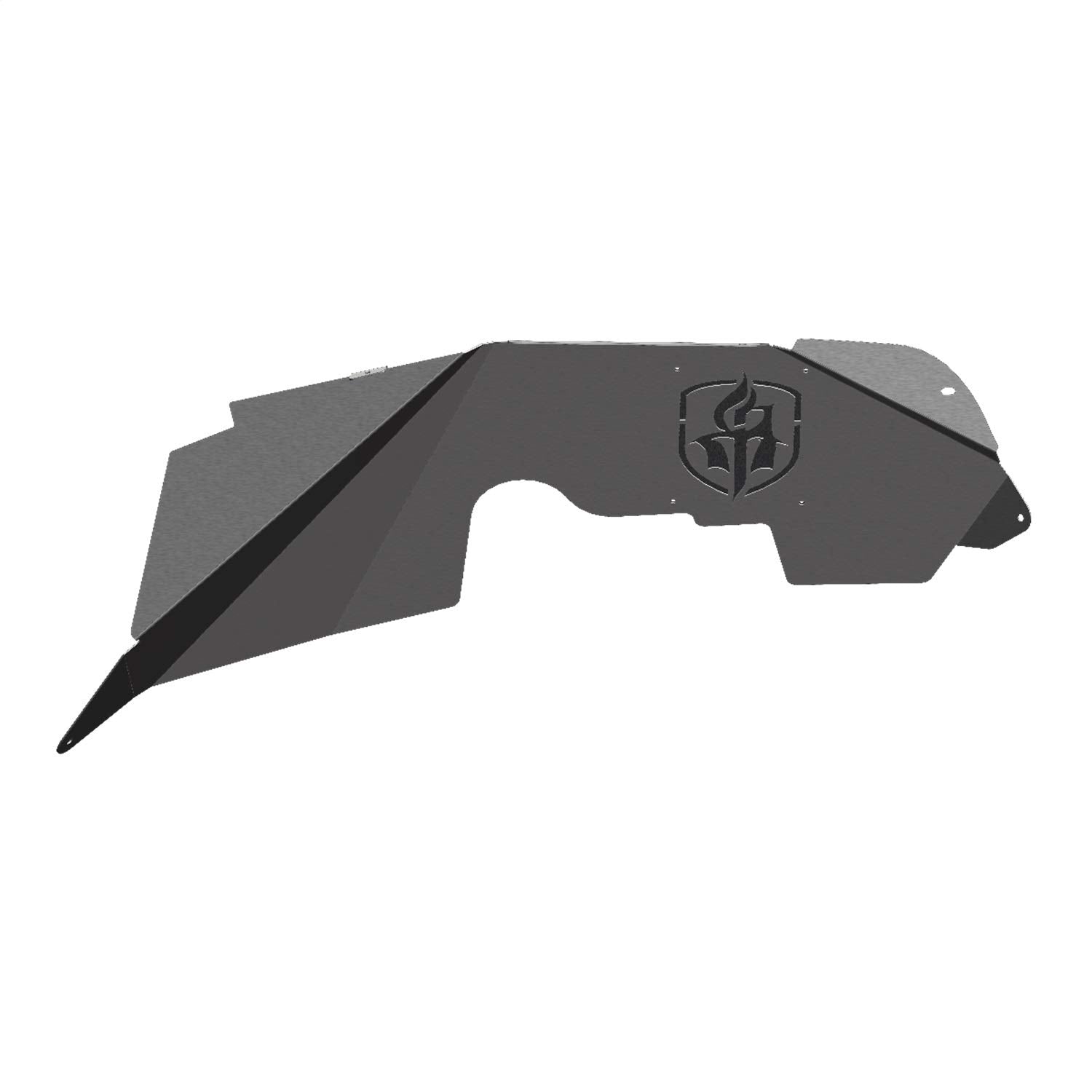Road Armor 507Lff0Z Stealth Fender Liner Body Armor; Front; Raw Stainless Steel;