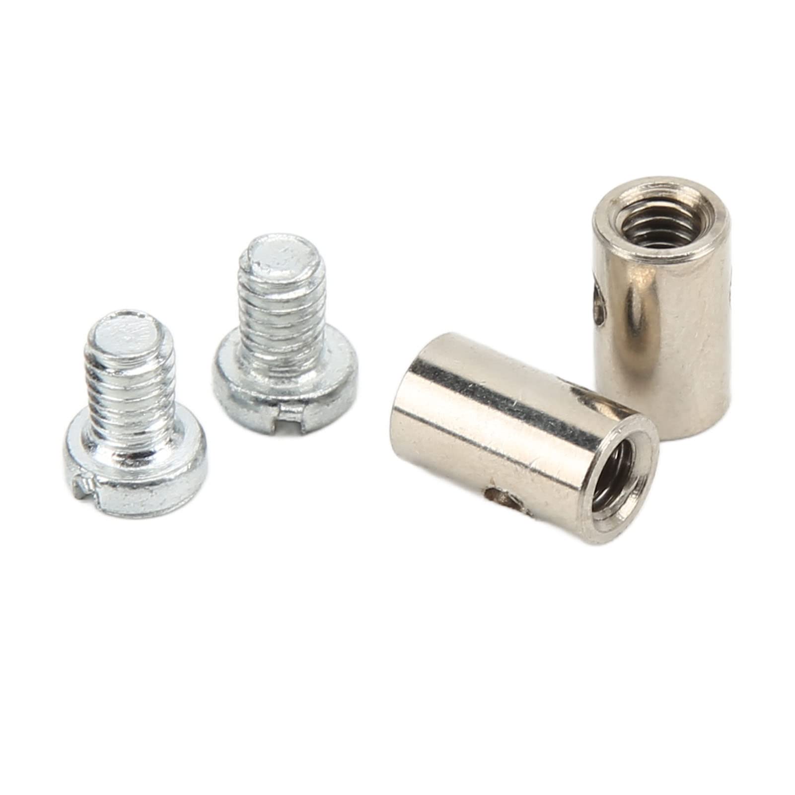 Acouto Solderless Cable Nipples 6mm - Universal Metal Brake Line Throttle Choke End Accessory for Motorcycle & Car