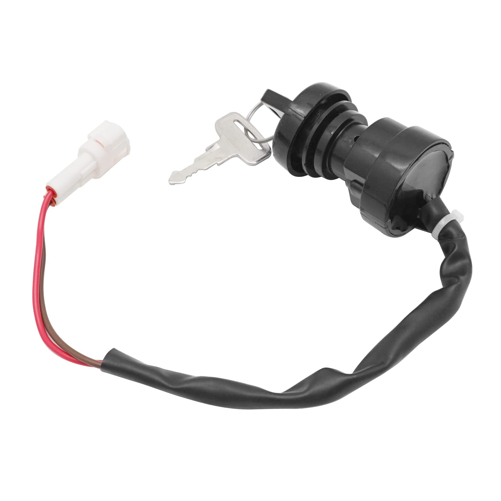 M MATI Headlight & Ignition Key Switch for Yamaha Warrior 350, Wolverine 350, Raptor 250, Grizzly 125 - Black