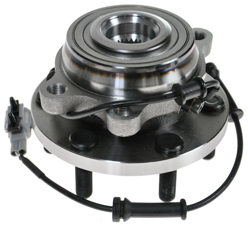 Trq Front Wheel Bearing & Hub Assembly With Abs Sensor Compatible With 2005-2019 Nissan Frontier 2005-2012 Pathfinder 2005-2015