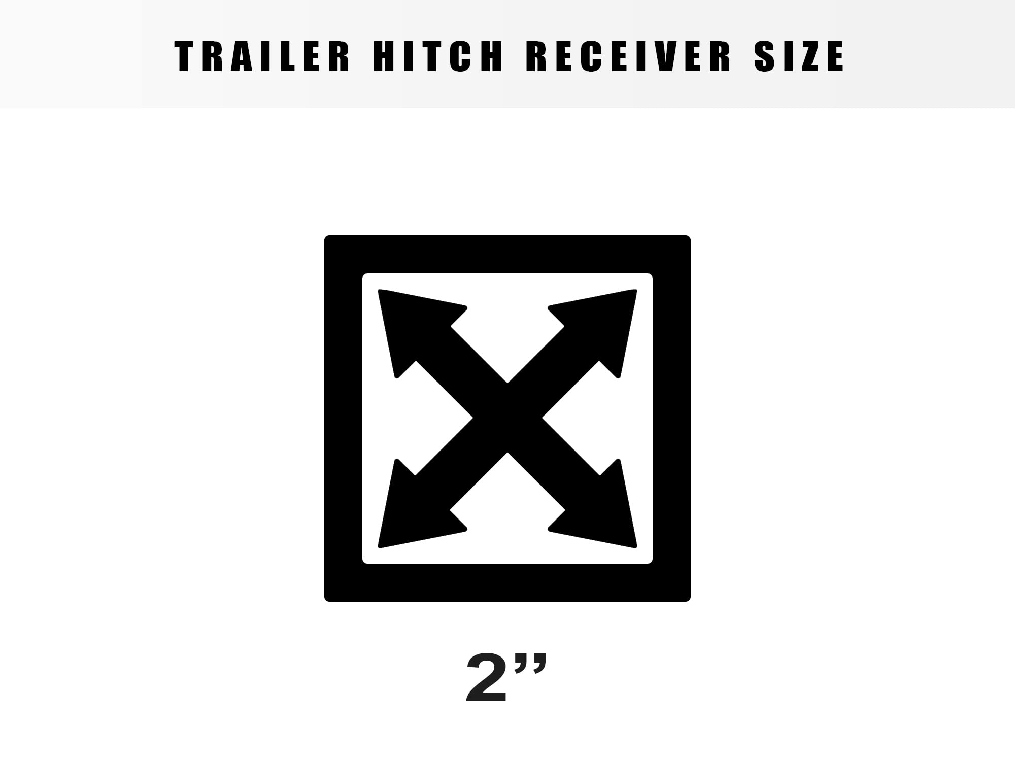 Armordillo 2005-2017 Nissan Frontier Class 3 Trailer Hitch - Black