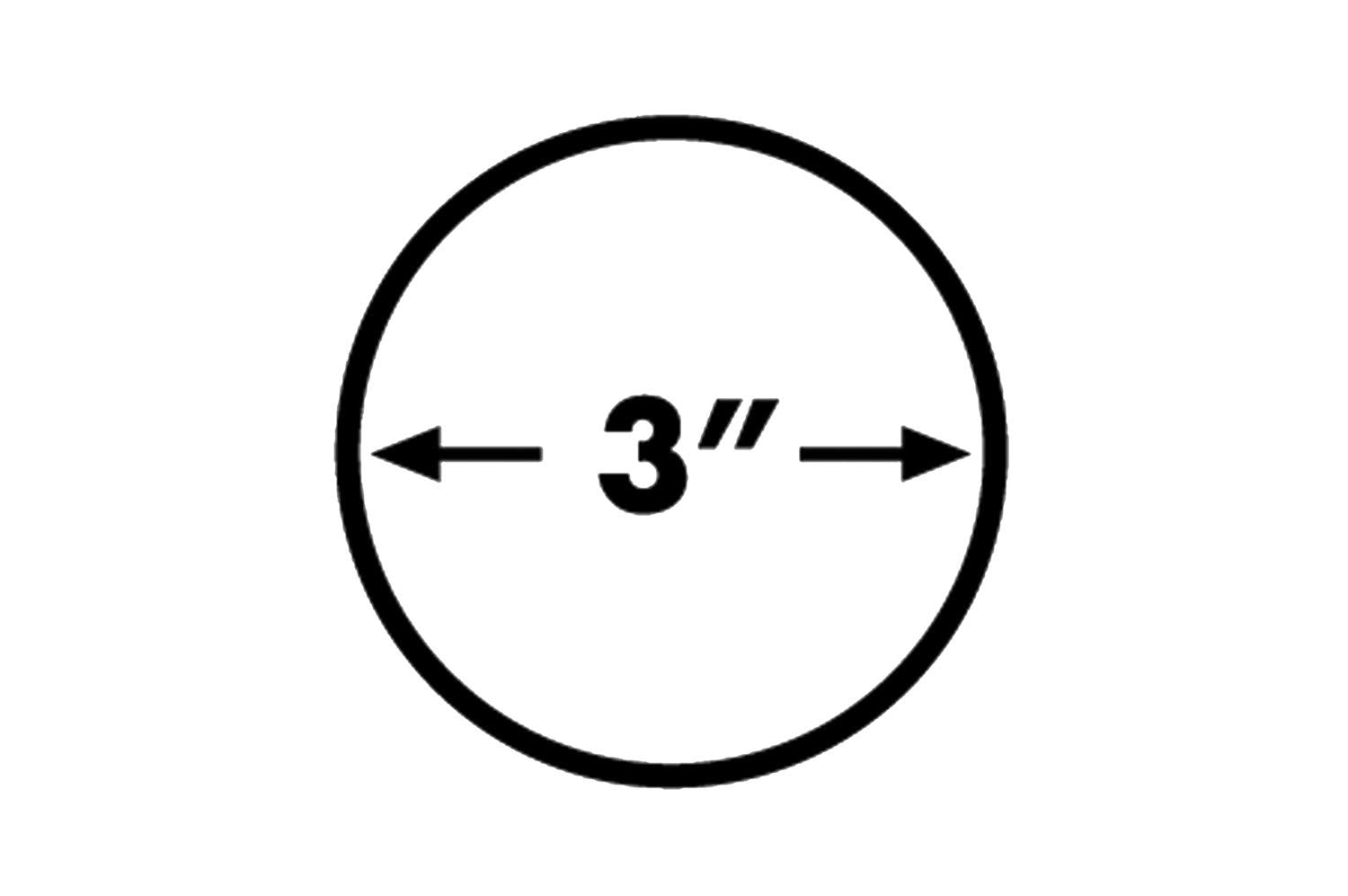 Dee Zee DZ372523 3&quot; Round Stainless Steel Nerf Bars