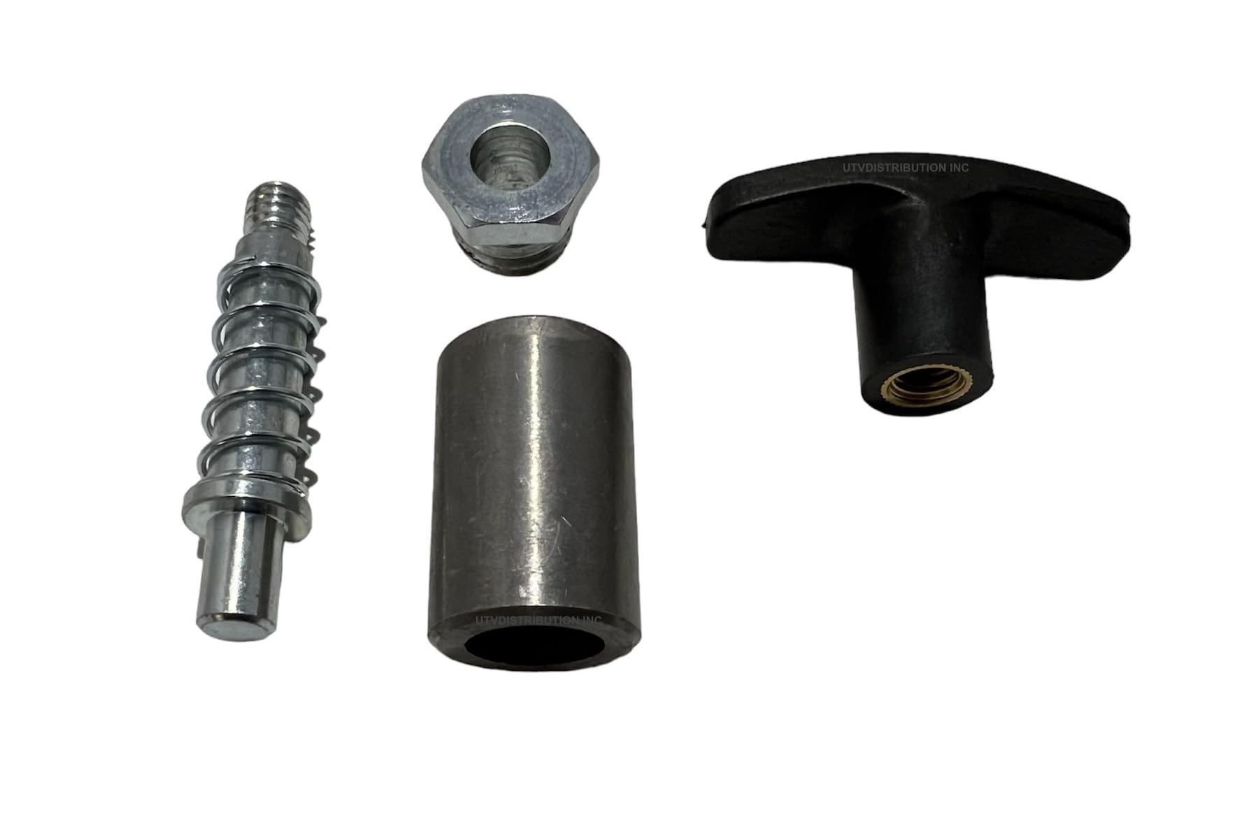 T Handle Spring Loaded Pull Pin /Pop Pin 3/8'' Shank Curve Handle