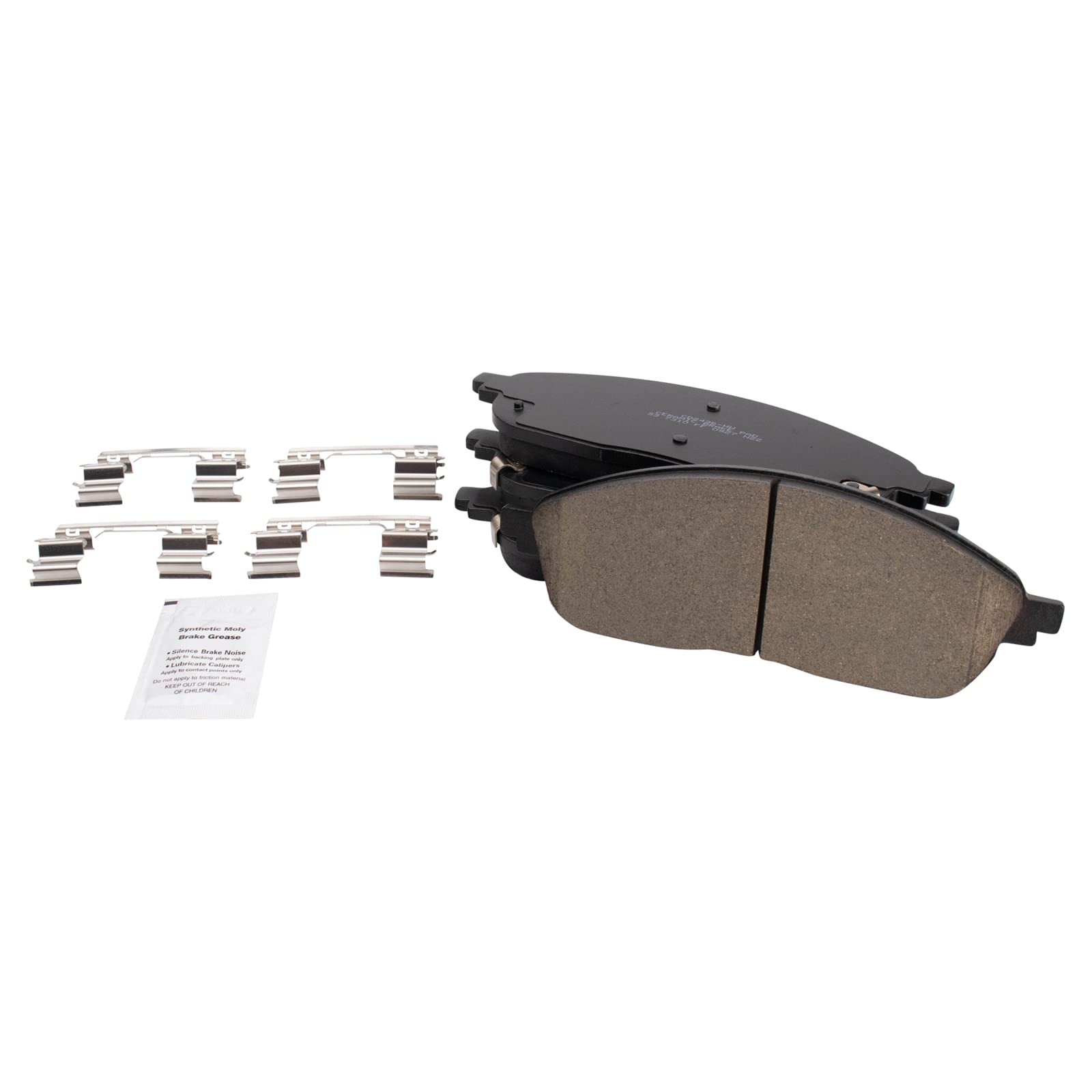 TRQ Front Brake Pads Ceramic Compatible with 2021-2022 Jeep Grand Cherokee