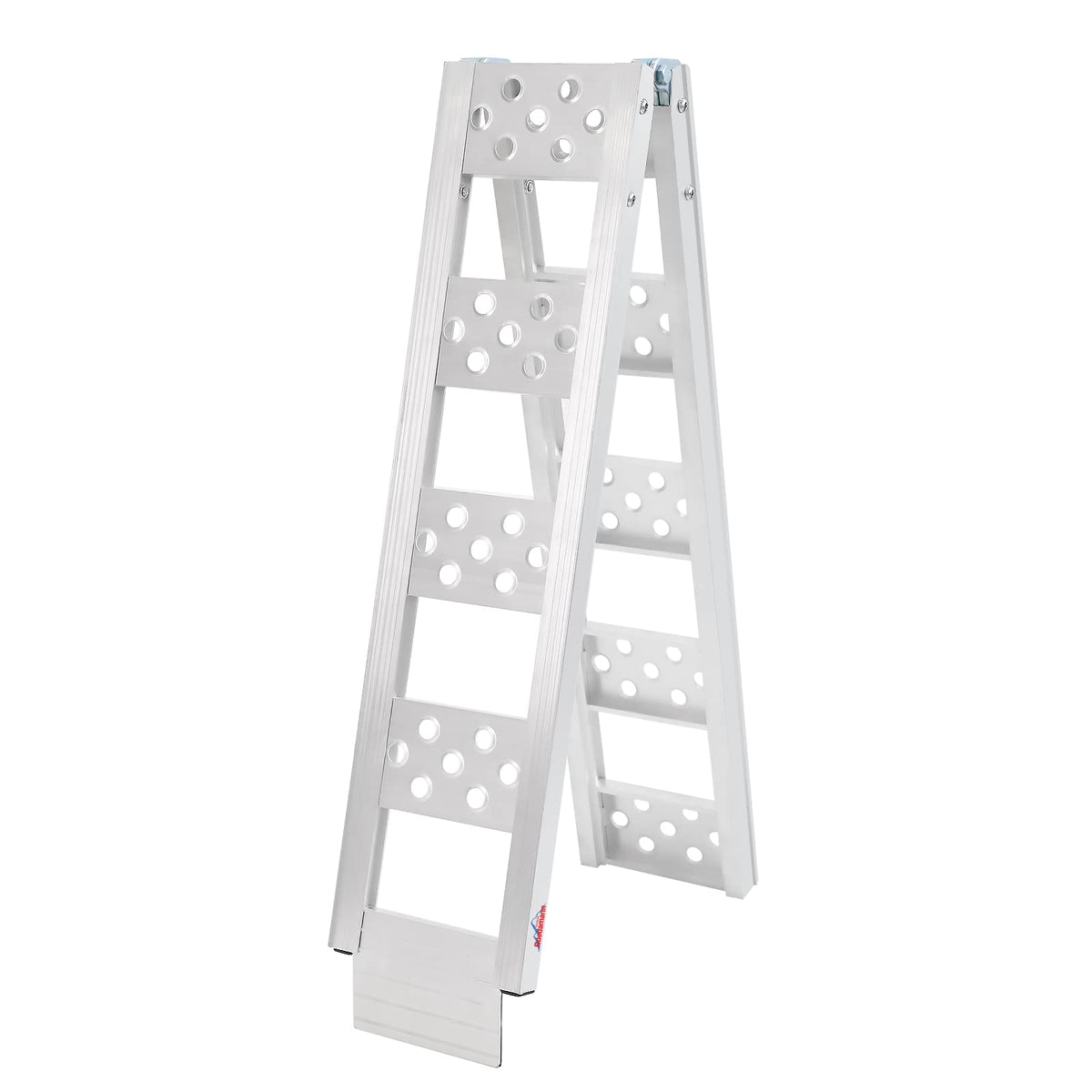 Ruedamann 6'L X 8.1'' W Folding Loading Ramp, 440 Lbs Capacity, Aluminum Lightweight Portable Ramp For Atvs, Utvs, Motorcycles, 