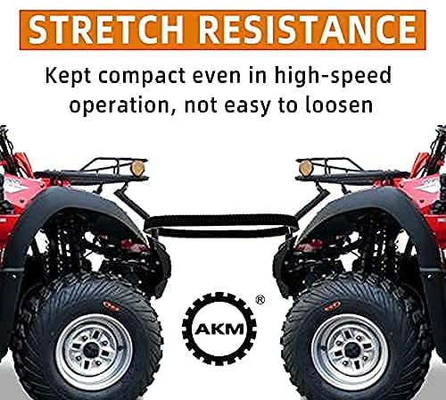 Drive Belt 24G4022 fit Polaris Ranger 800 700 RZR 800 3211162 3211133 AKM Double Notch G-Force Carbon Cord CVT Belts for 3211118