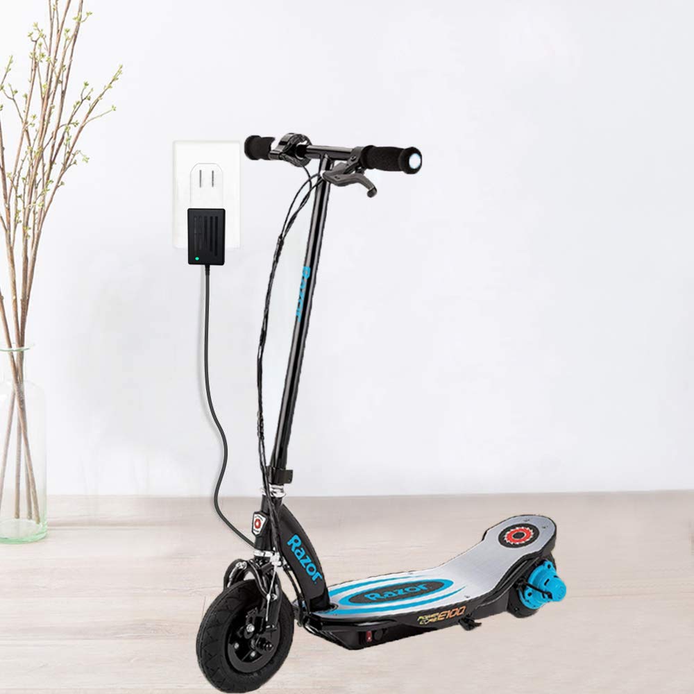 Liansum 24V 600Ma Battery Charger Cord For Razor E100 E200 E200S E175 E300 E300S E125 E150 E500 Pr200 E225S E325S Mx350 Mx400 Sp