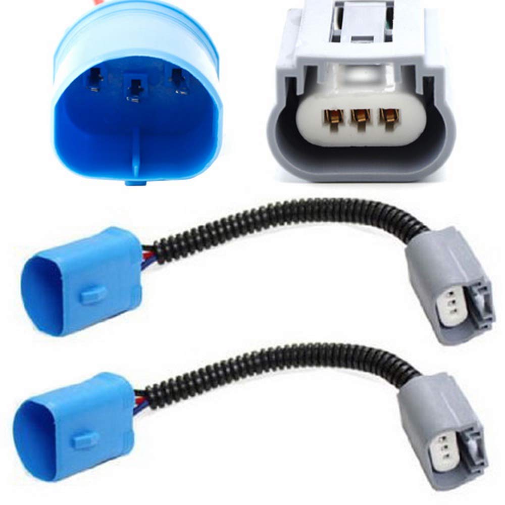 (2) Ijdmtoy 9004 9007 Hb5 To H13 9008 Pigtail Wire Wiring Harness Adapters Compatible With 9007/H13 Headlight Conversion Retrofit