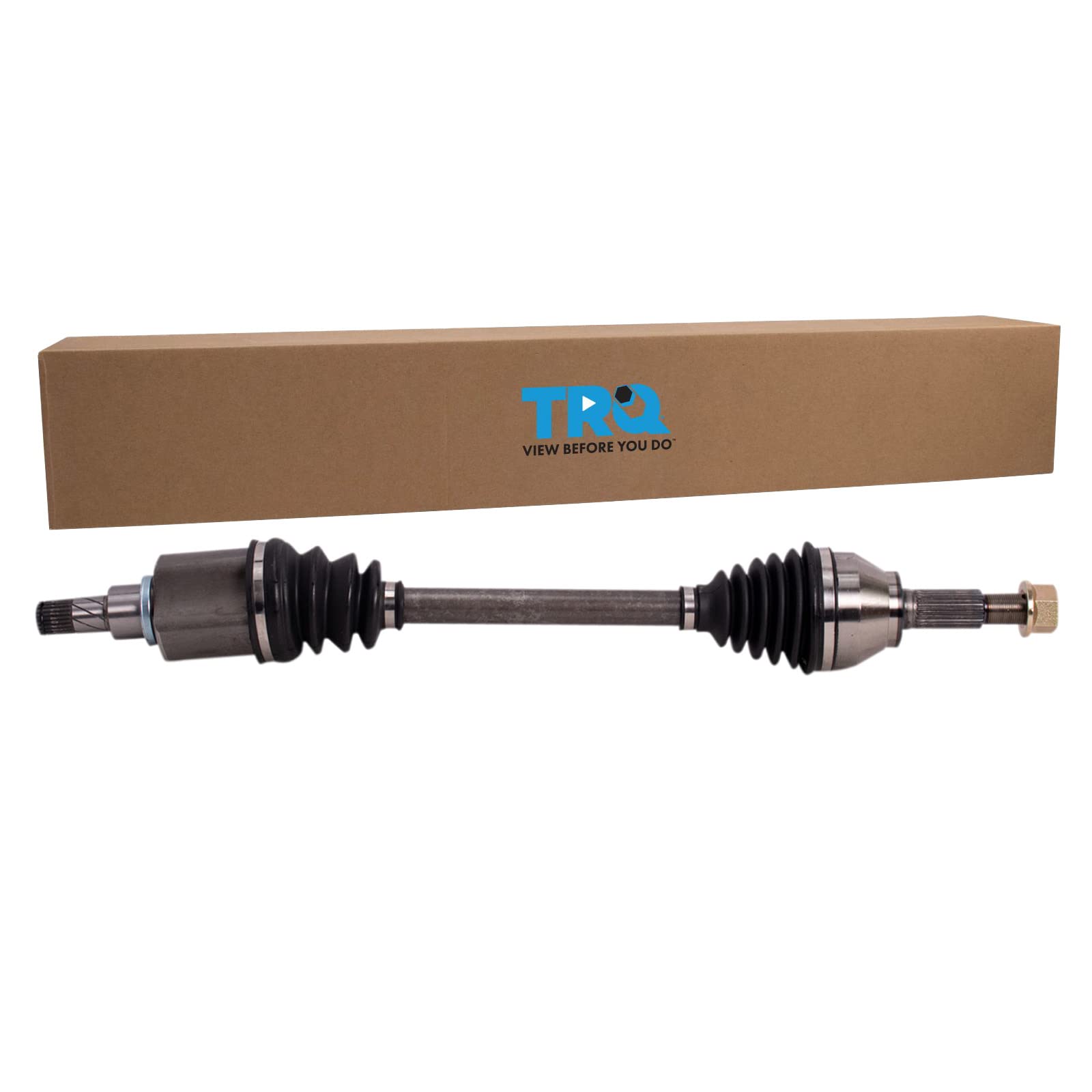 Trq Front Left Cv Axle Shaft Assembly Drivers Side Compatible With 2013-2019 Nissan Sentra