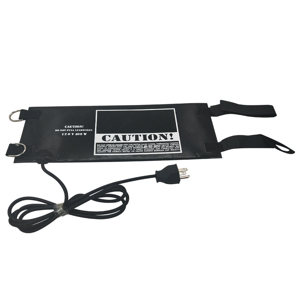 Dracary Duty Fully Automatic Nitrous Bottle Heater Flexible Heating Element Fits 10Lb,15Lb,20Lb (120 Ac Voltage 400W)