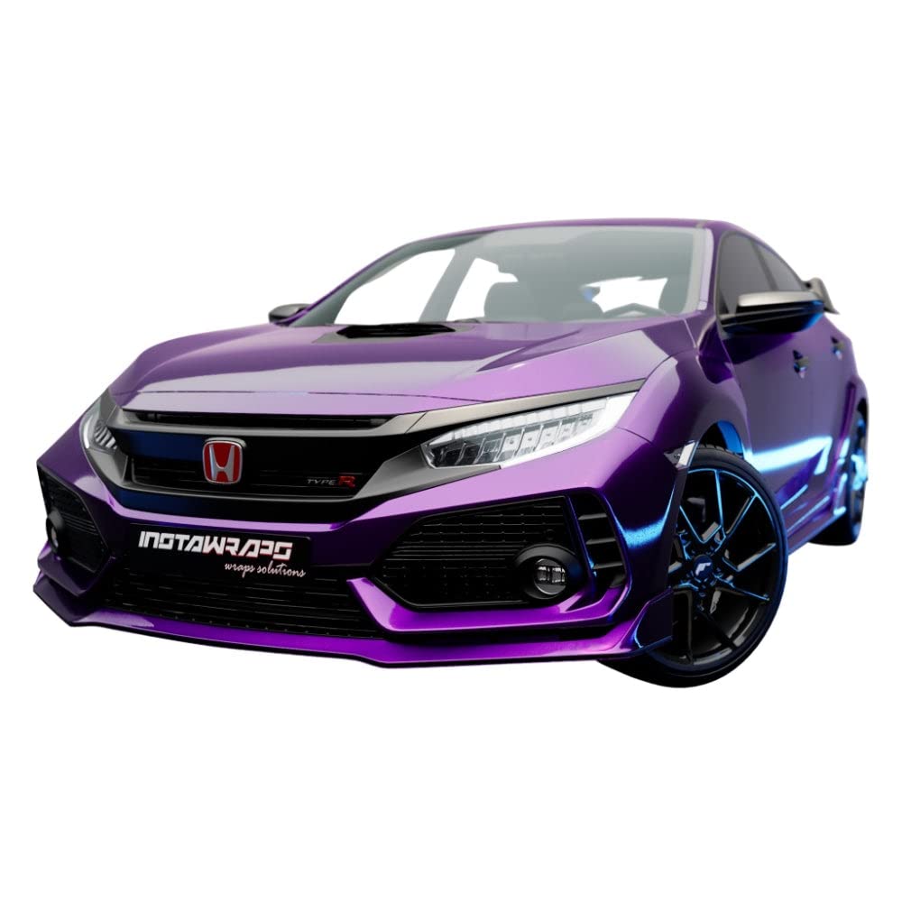 3M Car Wrap Roll 1080 Gloss Plum Explosion | Gp258 | (5Ft X 2Ft (10 Sq/Ft)) | Automotive Vinyl Wrap For Cars - Car Interior Wrap