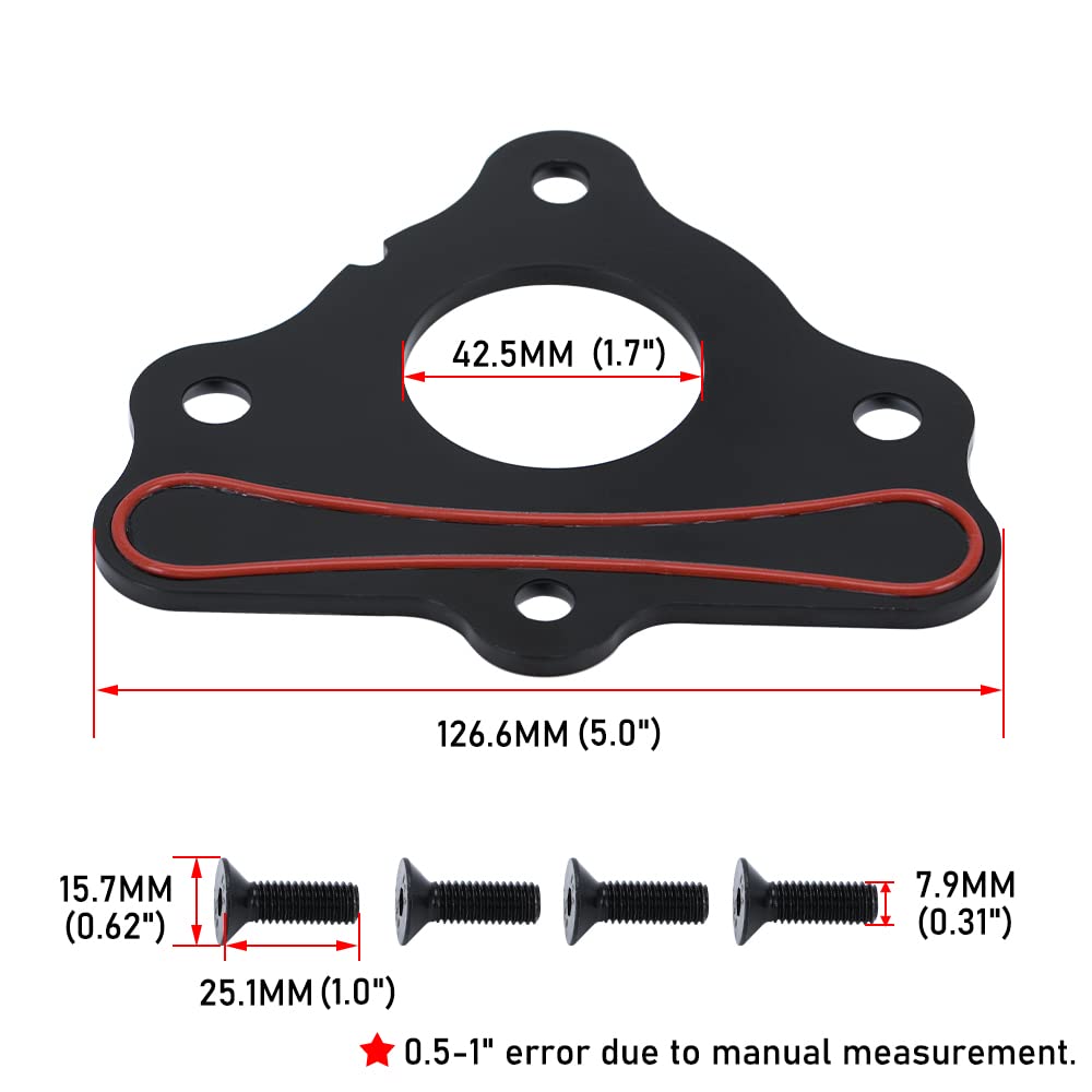 Pqy Camshaft Retainer Plate Gasket Bolt Kit Compatible With Gm Ls1 Ls2 Ls3 4.8 5.3L 6.0L 6.2L Vortec Corvette Cam