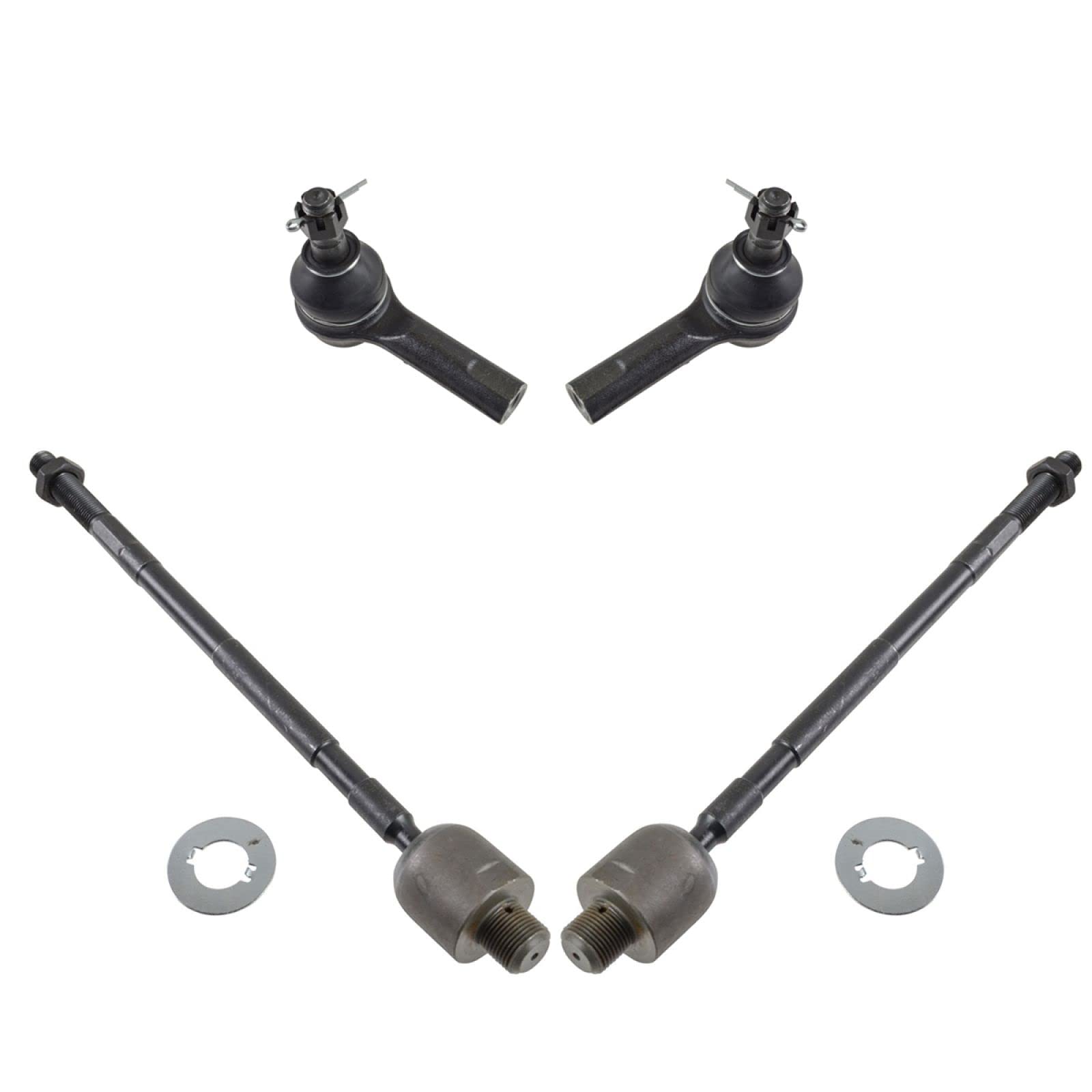 Trq Front Tie Rod Set Compatible With 1997-2003 Infiniti Qx4 1996-2004 Nissan Pathfinder