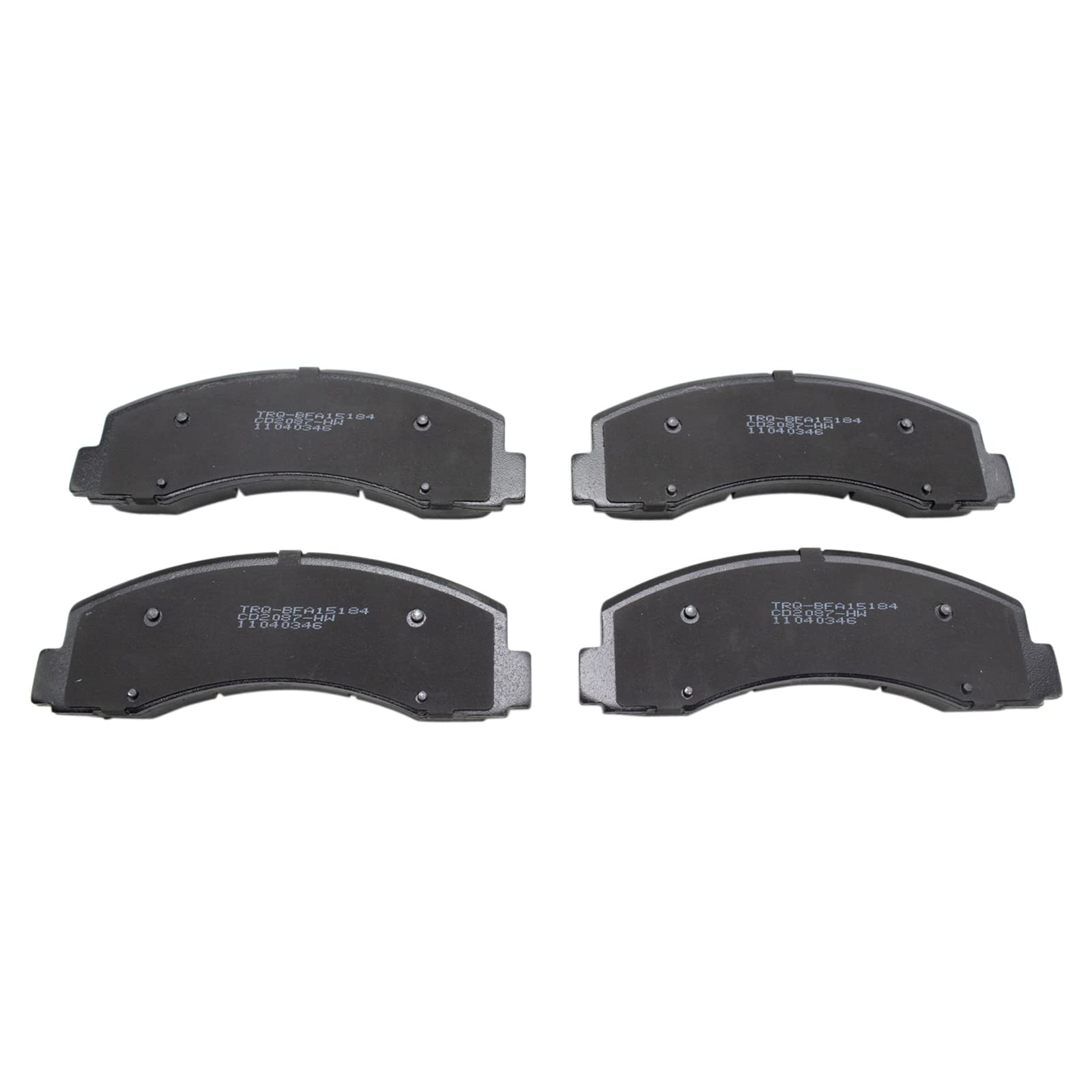 TRQ Front Brake Pads Ceramic Compatible with 2018-2021 Ford Expedition 2018-2020 F-150 2018-2022 Lincoln Navigator