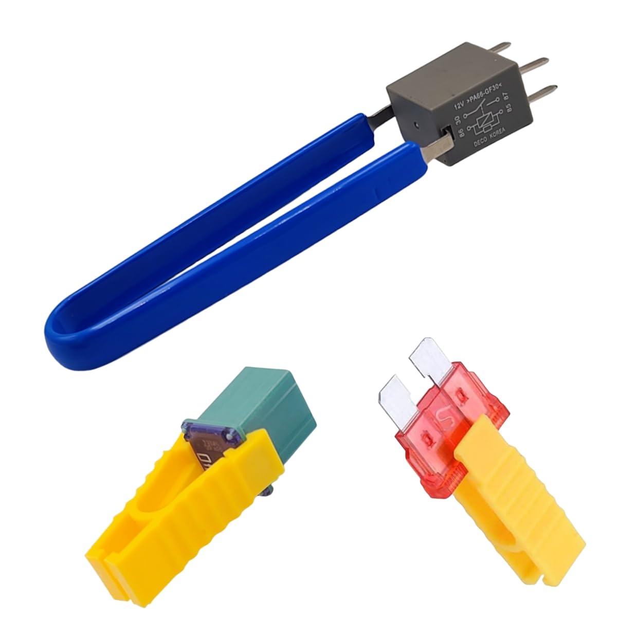 Funayama Automobile Fuse Puller Pliers, Relay Puller Pliers, 6-Pack Car Fuses Puller Tools For Motorcycle Truck Suv Repair Tools