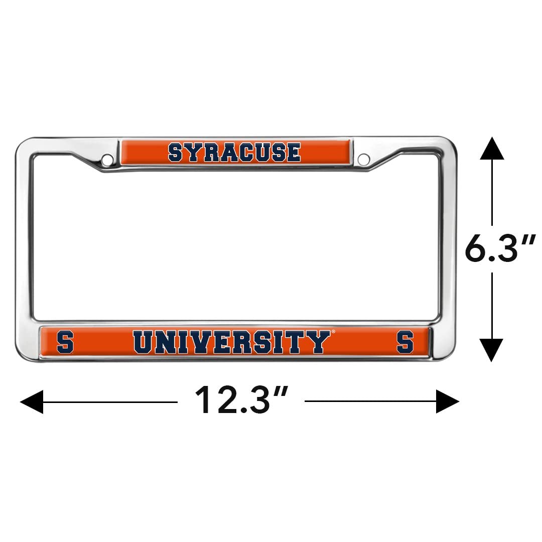 GRAPHICS & MORE Metal License Plate Frame - Syracuse University Alumni, Full Size, One Size