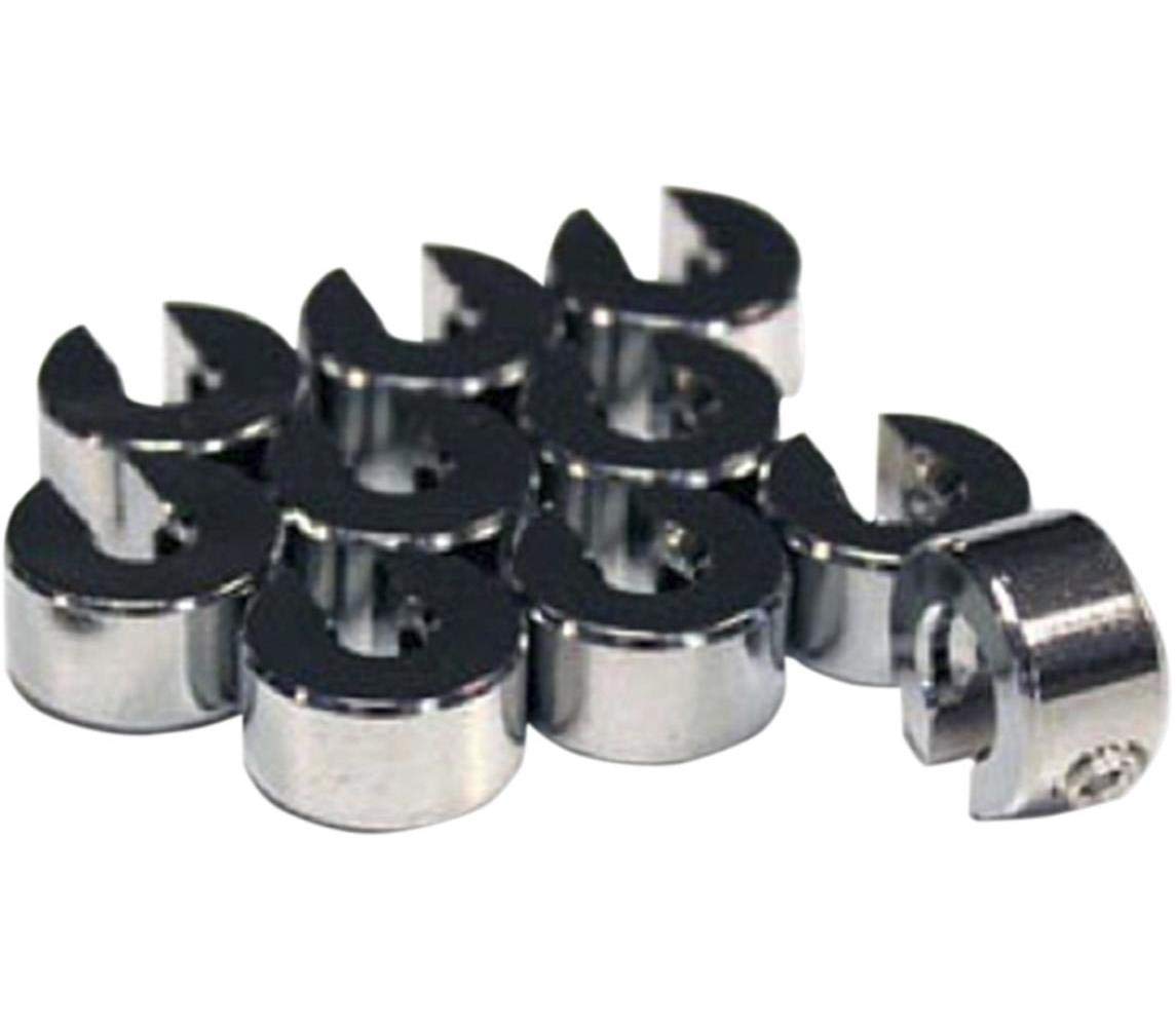 No-Mar Spoke Wheel Weight 1/4 oz. Chromed Brass (10 pack)