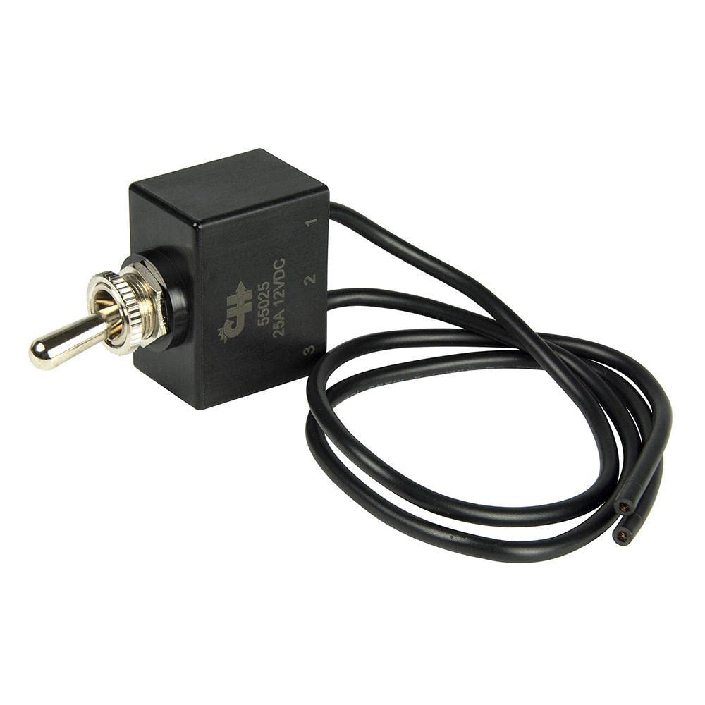 BEP 1002010 SPST Sealed Toggle Switch With Wire Leads - Off/On