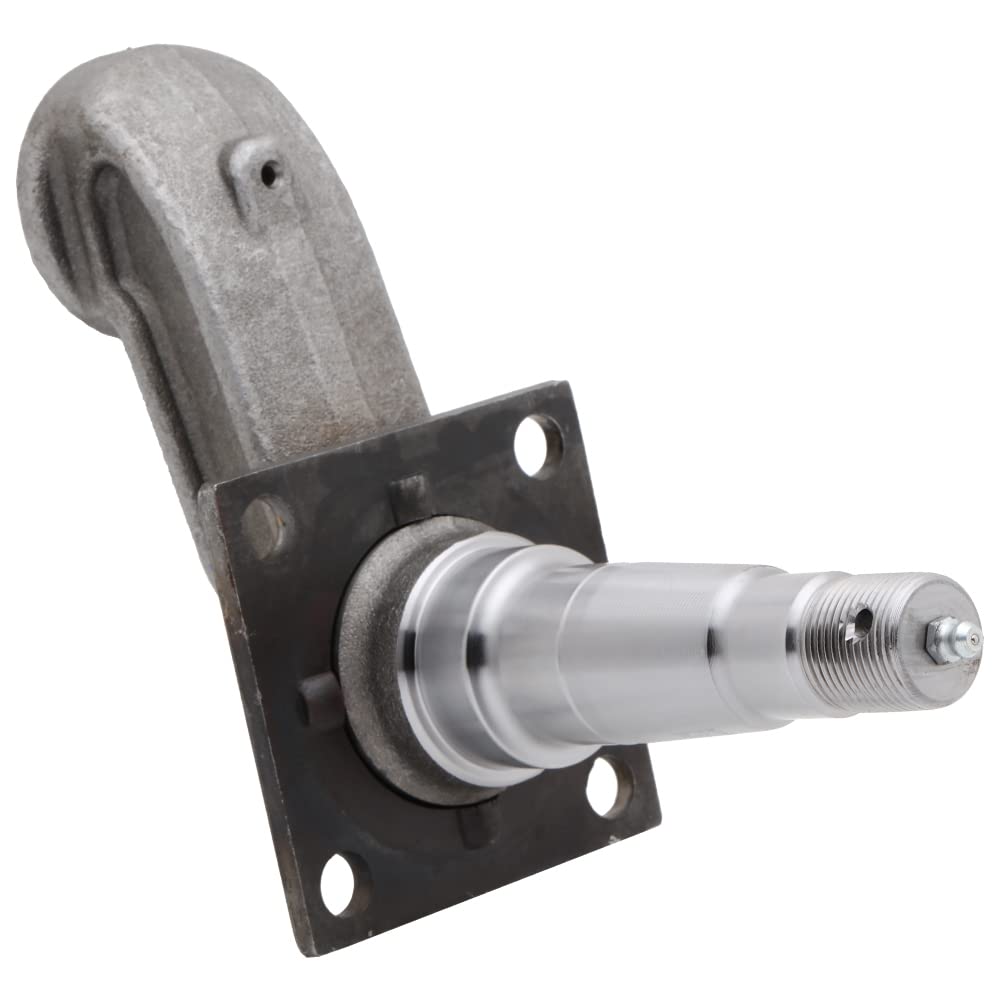 Qjz Sp504 - Trailer Spindle For 3500 Lbs Axle - #84 E-Z Lube Weld-On - Drop Style (4 In) With Brake Flange Compatible With Beari