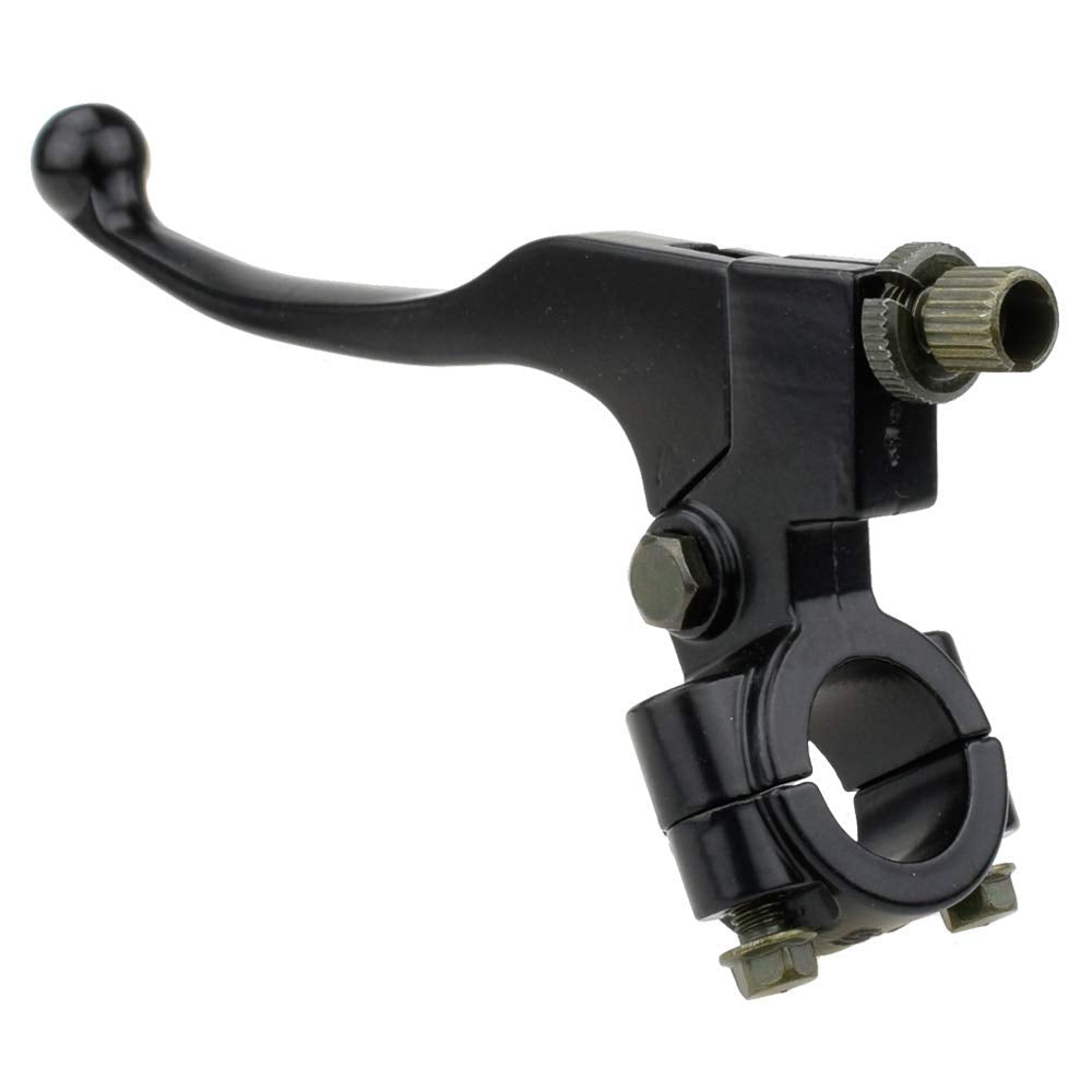7/8' Universal Motorcycle Black Left Clutch Brake Handle Lever Perch For Honda Crf Xr 80 100 Crf80 Xr200 Ssr 125Cc Coolster Roketa Baja X-Treme Pit Dirt Motor Bike Motocross Parts