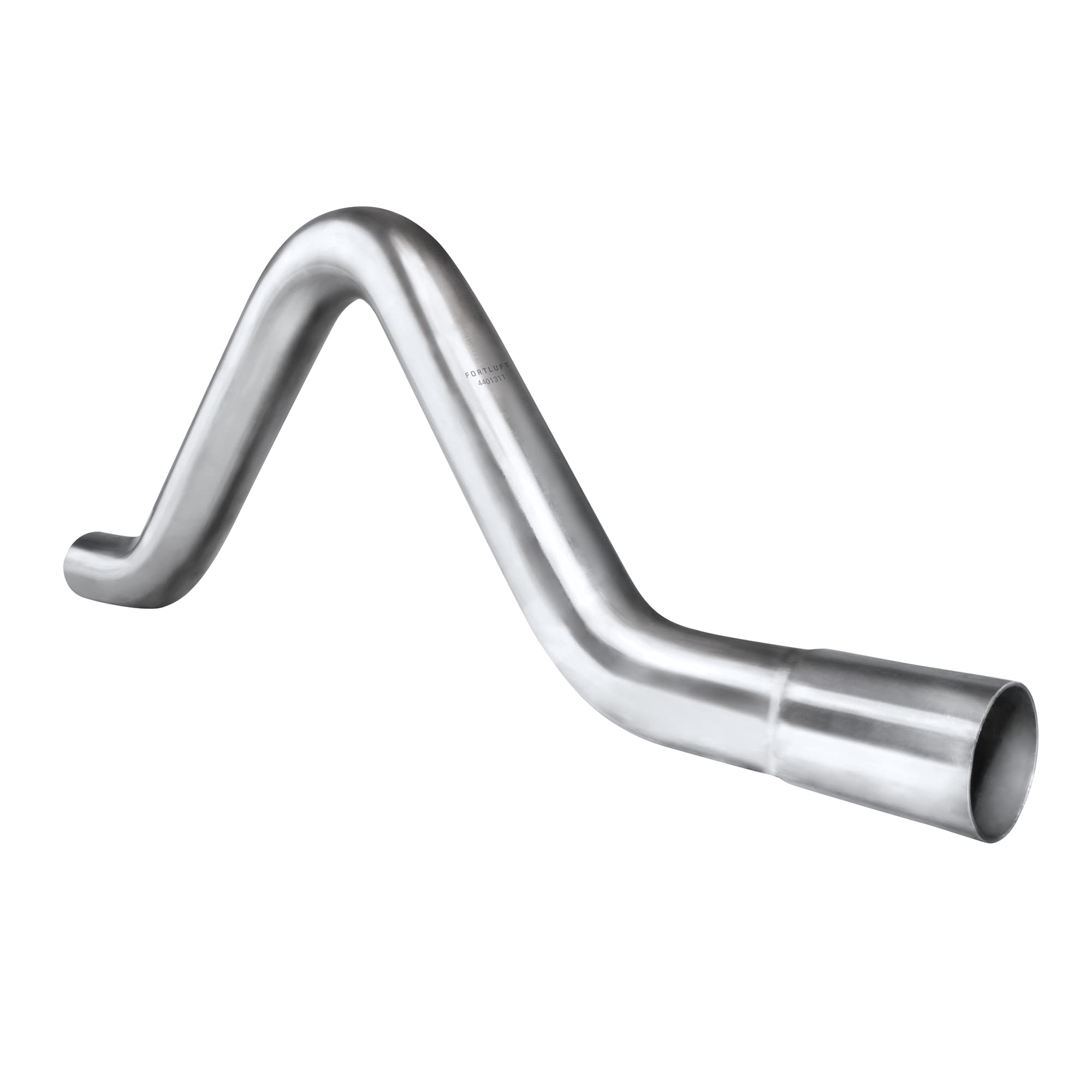 Fortluft Universal Mandrel Exhaust Bend Pipe & Elbow Stainless Steel (Bypass Rear Axle 1.75''/45Mm)