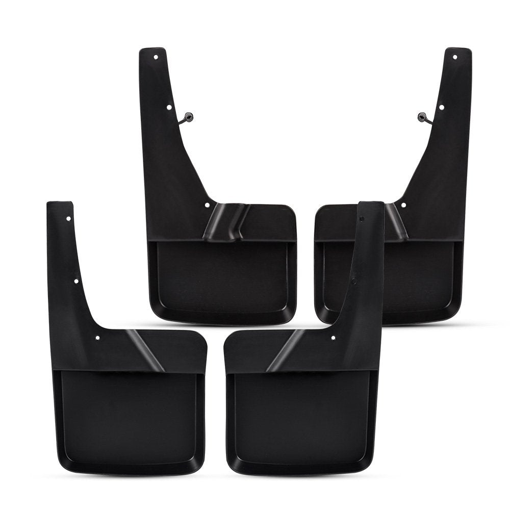 4 Pcs Set Compatible with Dodge Ram 1500 2500 3500 2009-2016 Splash Guards Mud Flaps Front & Rear Molded Splash Guards 10 11 12