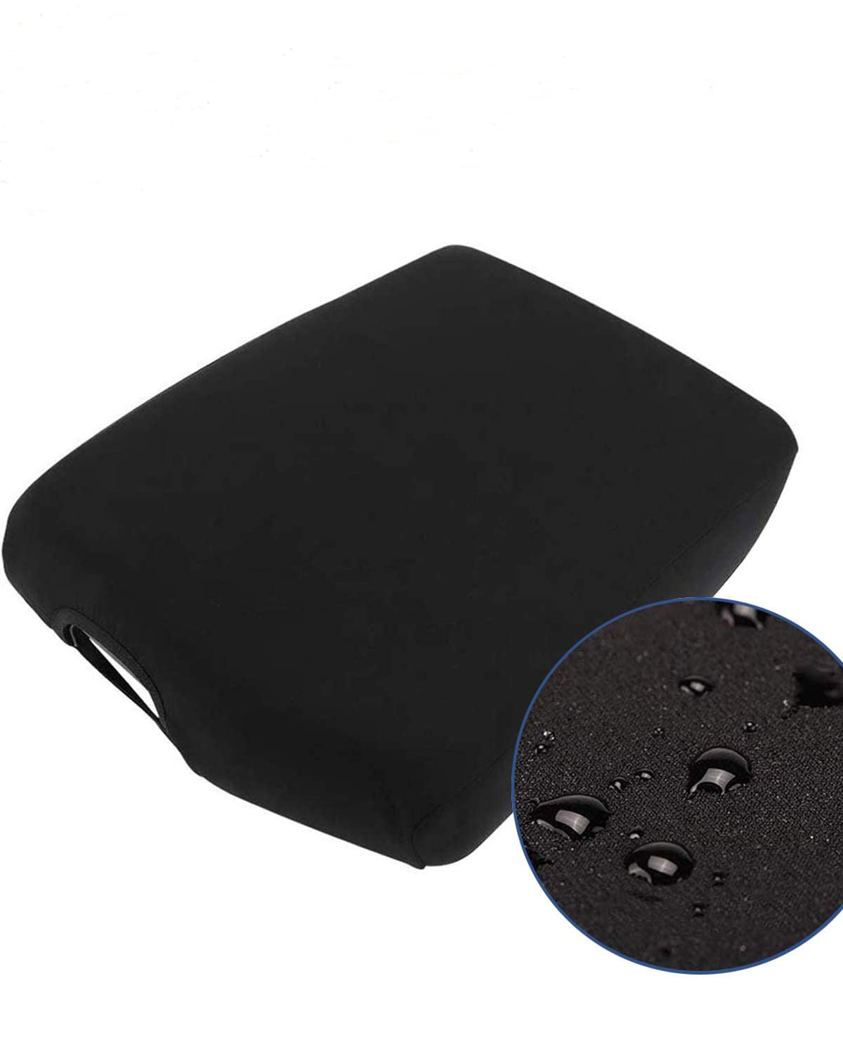 Issyauto Center Console Cover Compatible With 2007-2017 Tundra, 2008-2018 Sequoia, Neoprene Armrest Cover Replacement, Anti-Scra