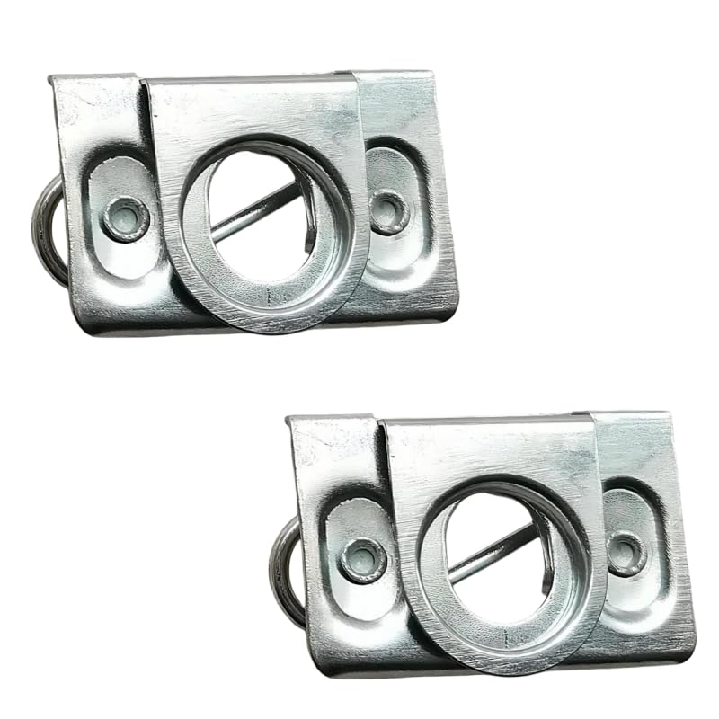 VPZMT Ball Head 1/4 Turn Saddlebag Mount Receptacles for Harley Davidson Touring Hardbags 1993-2013, Chrome, Alloy Steel