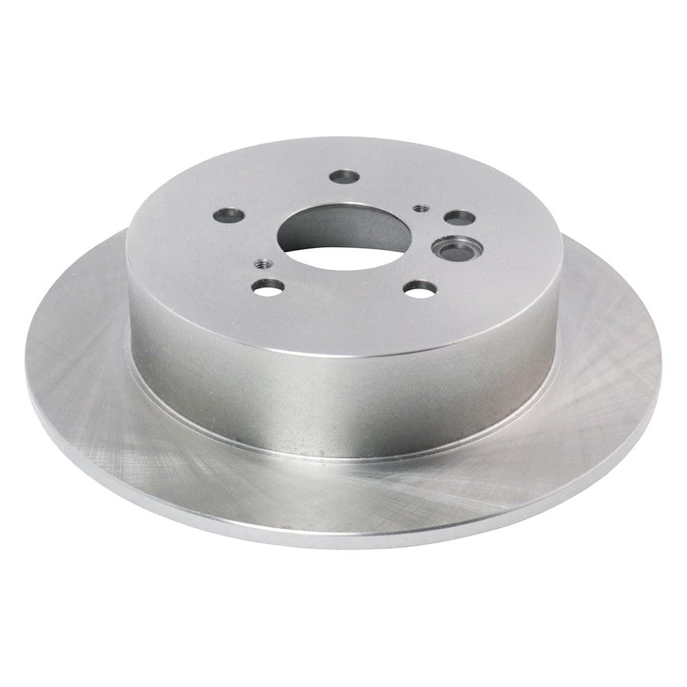 Trq Rear Brake Rotors Set Solid Compatible With 2004-2005 Toyota Rav4