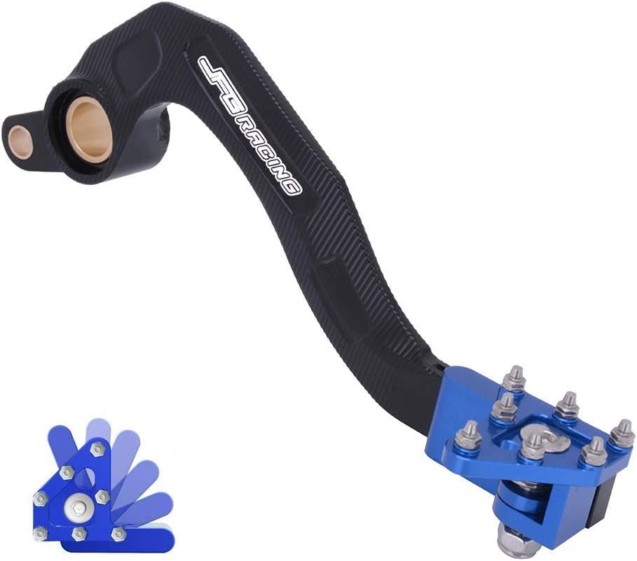 Jfg Racing Dirt Bike Rear Brake Foot Pedal Lever,Cnc Motorcycle Brake Lever For Yz450F 2010-2022/Yz450Fx 2016-2023/Wr450F 2012-2023 - Blue
