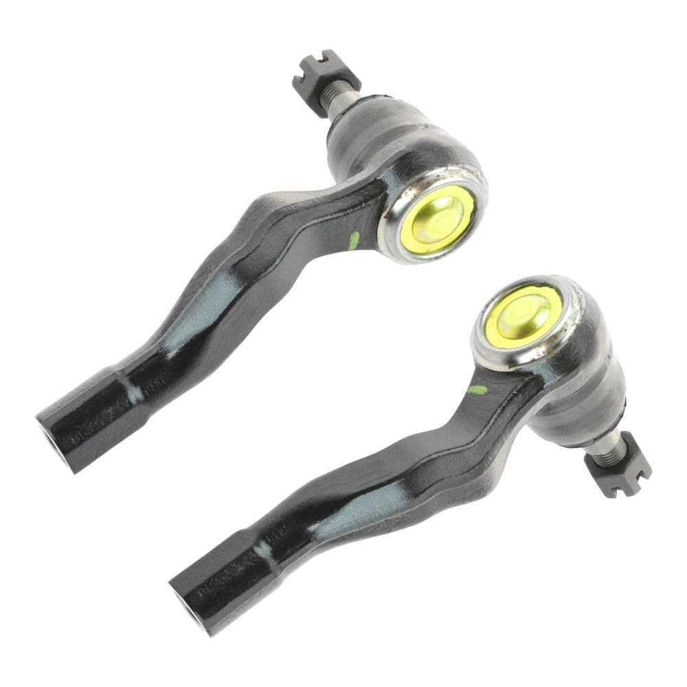 TRQ Front Outer Tie Rod Set Compatible with 2003-2007 INFINITI G35 2003-2009 Nissan 350Z
